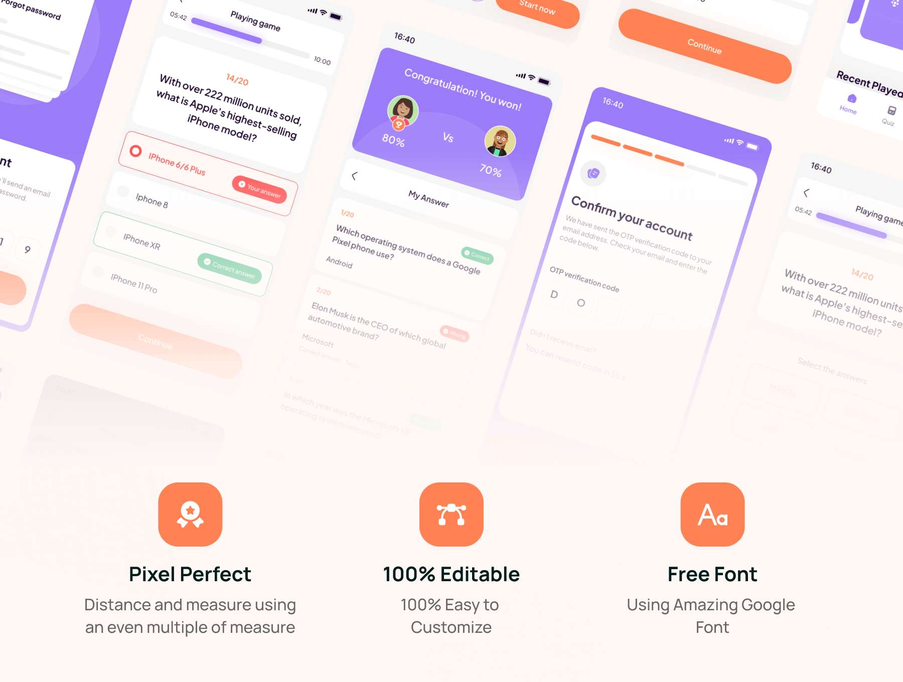 测验移动端 UI KIT插图3