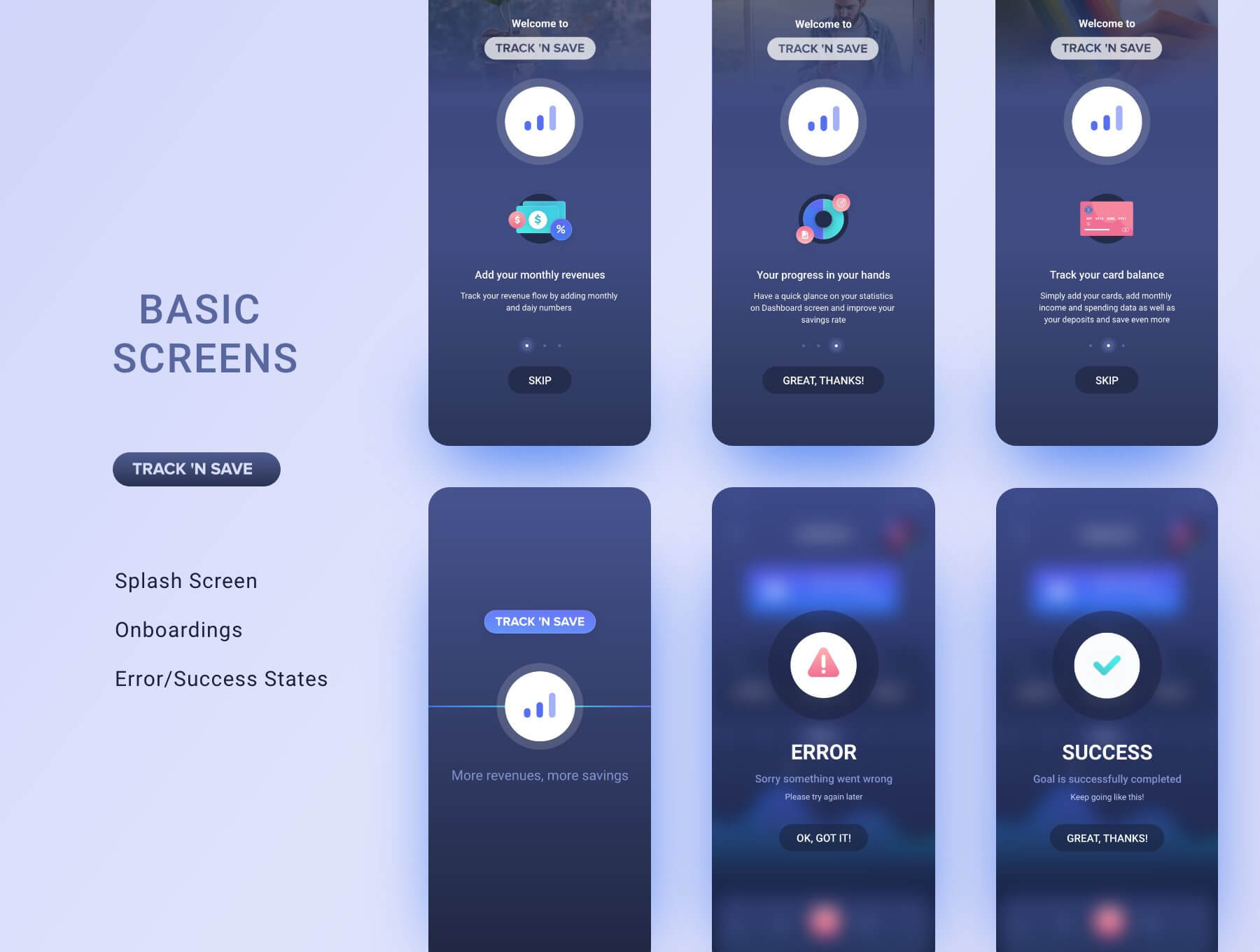 个人财物记账移动端小程序 UI 套件 xd素材插图3