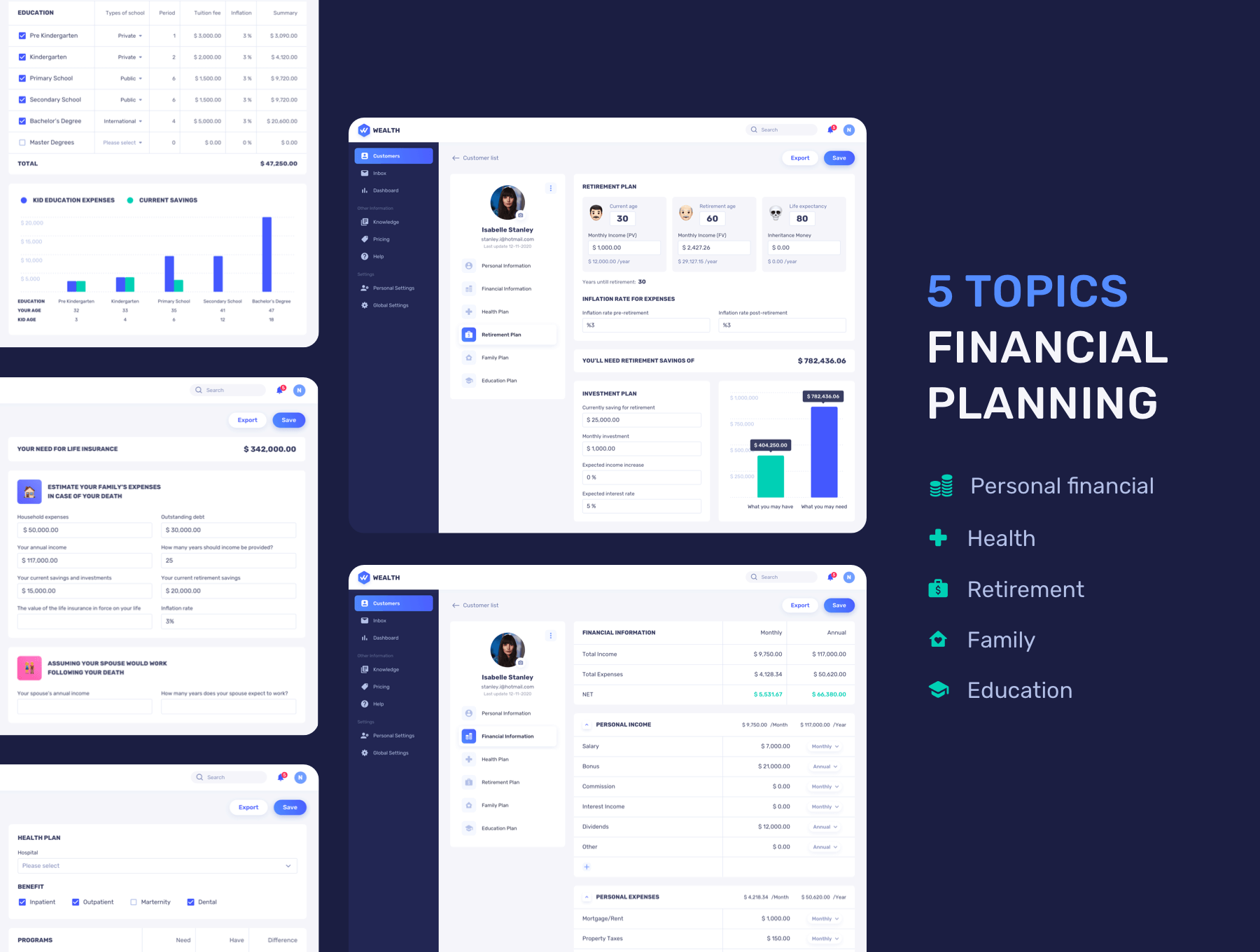 金融 Web UI 素材模版 .Sketch .Lunacy插图3