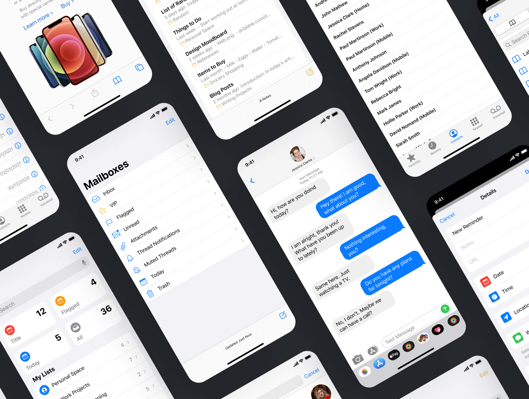 苹果iOS 14 app应用界面设计和组件模板插图2