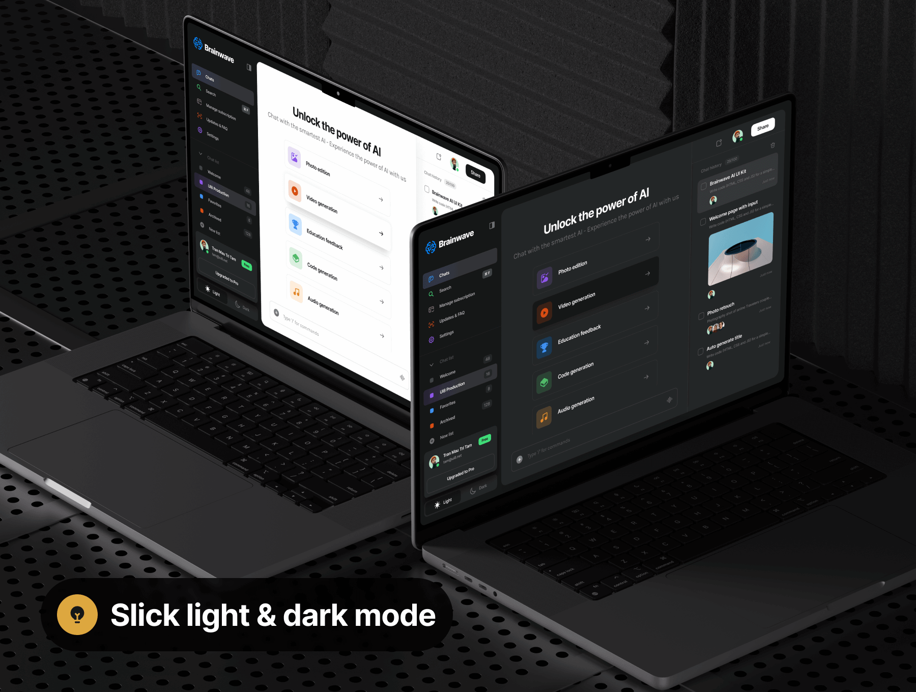 ChatGPT 延伸品AI UI设计模板 Figma源文件 HTML代码 React插图4