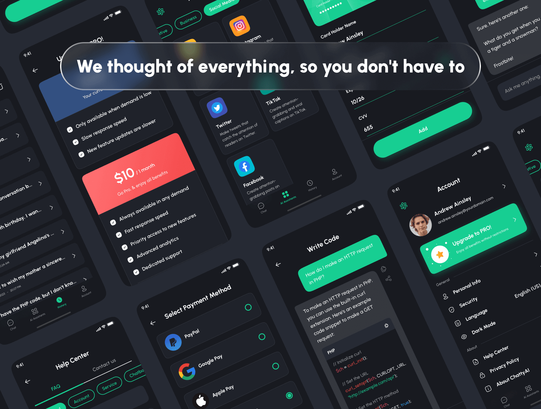 ChattyAI – 人工智能聊天机器人App UI 套件 Figma源文件插图5