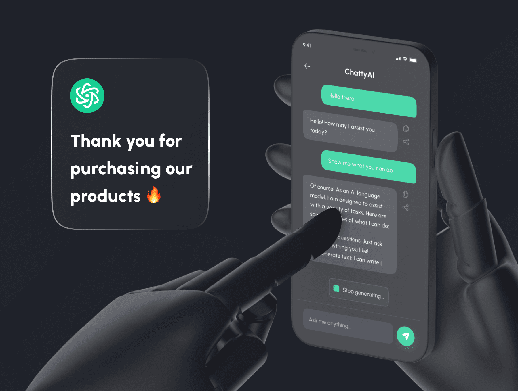 ChattyAI – 人工智能聊天机器人App UI 套件 Figma源文件插图7