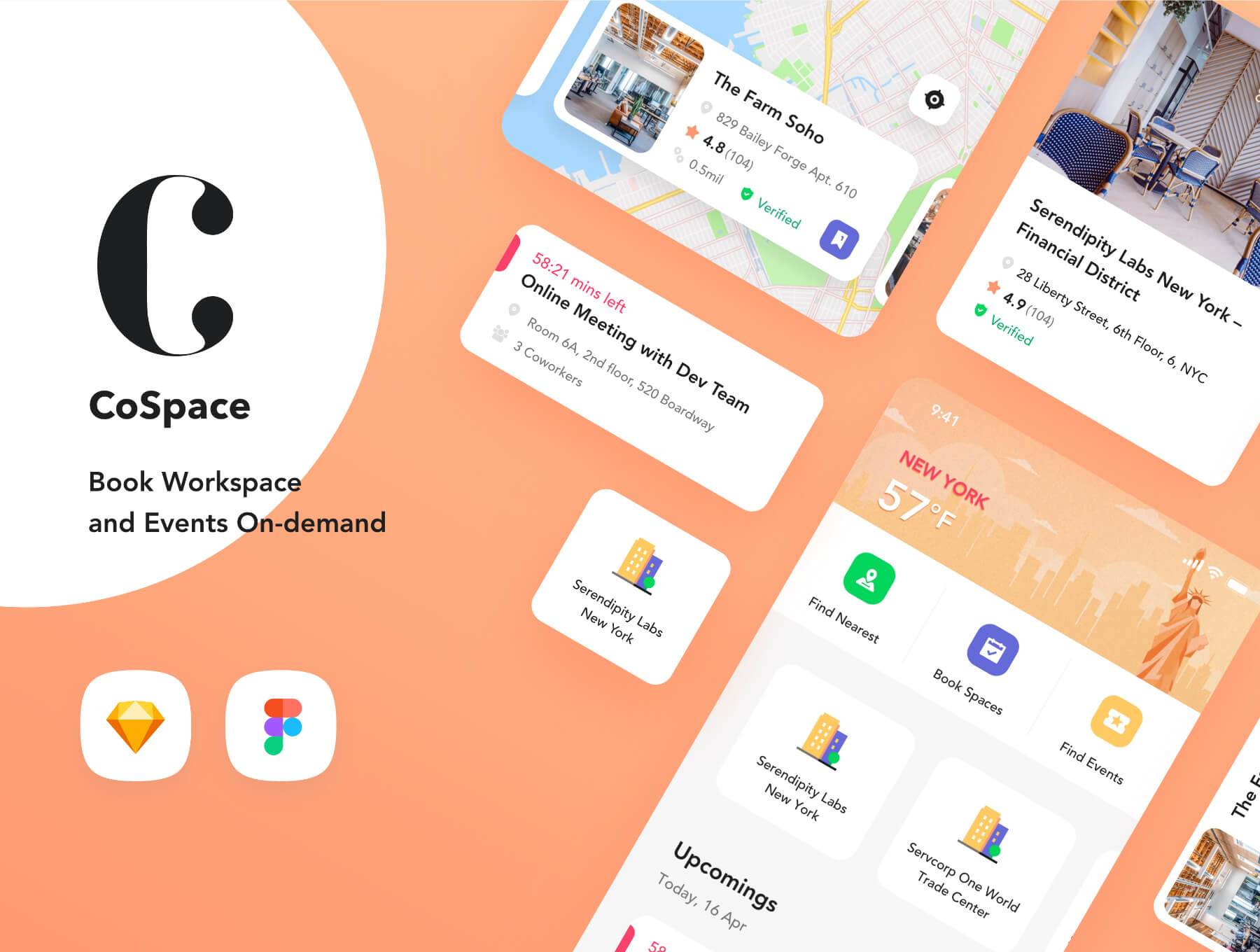 活动门票预售APP小程序UI用户界面设计模板 Sketch, Figma源文件素材下载插图