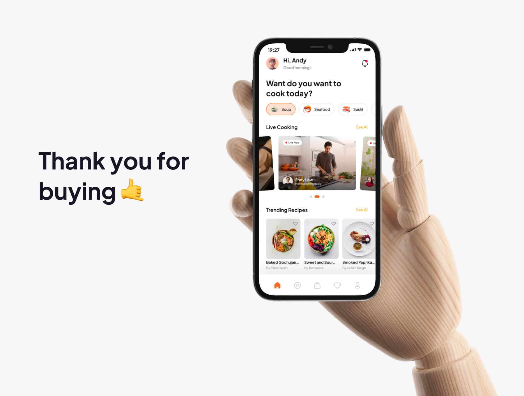 食谱 UI 设计素材工具包 Figma源文件下载