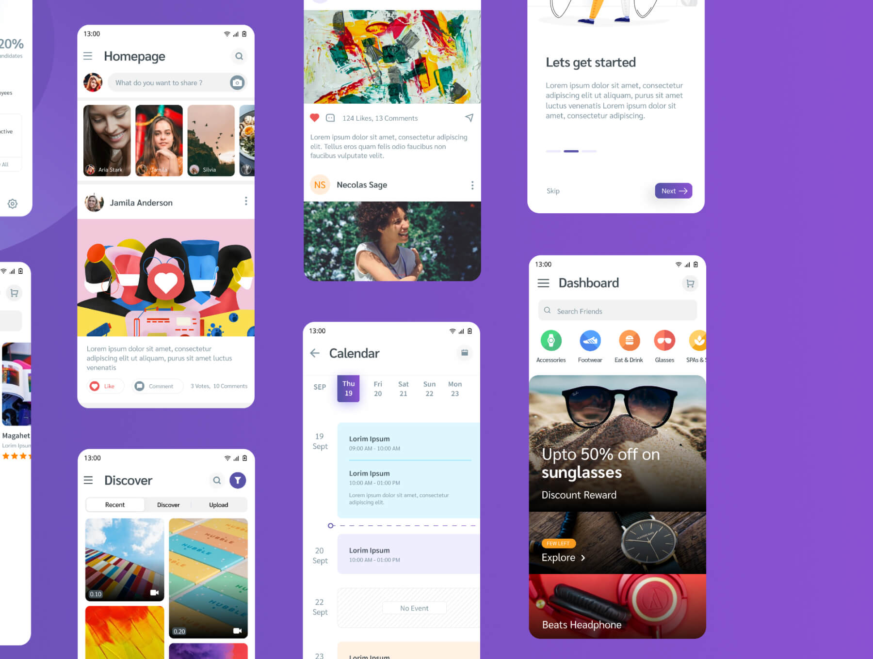 48+多用途app小程序 UI 设计模板套件 Figma源文件素材下载插图2