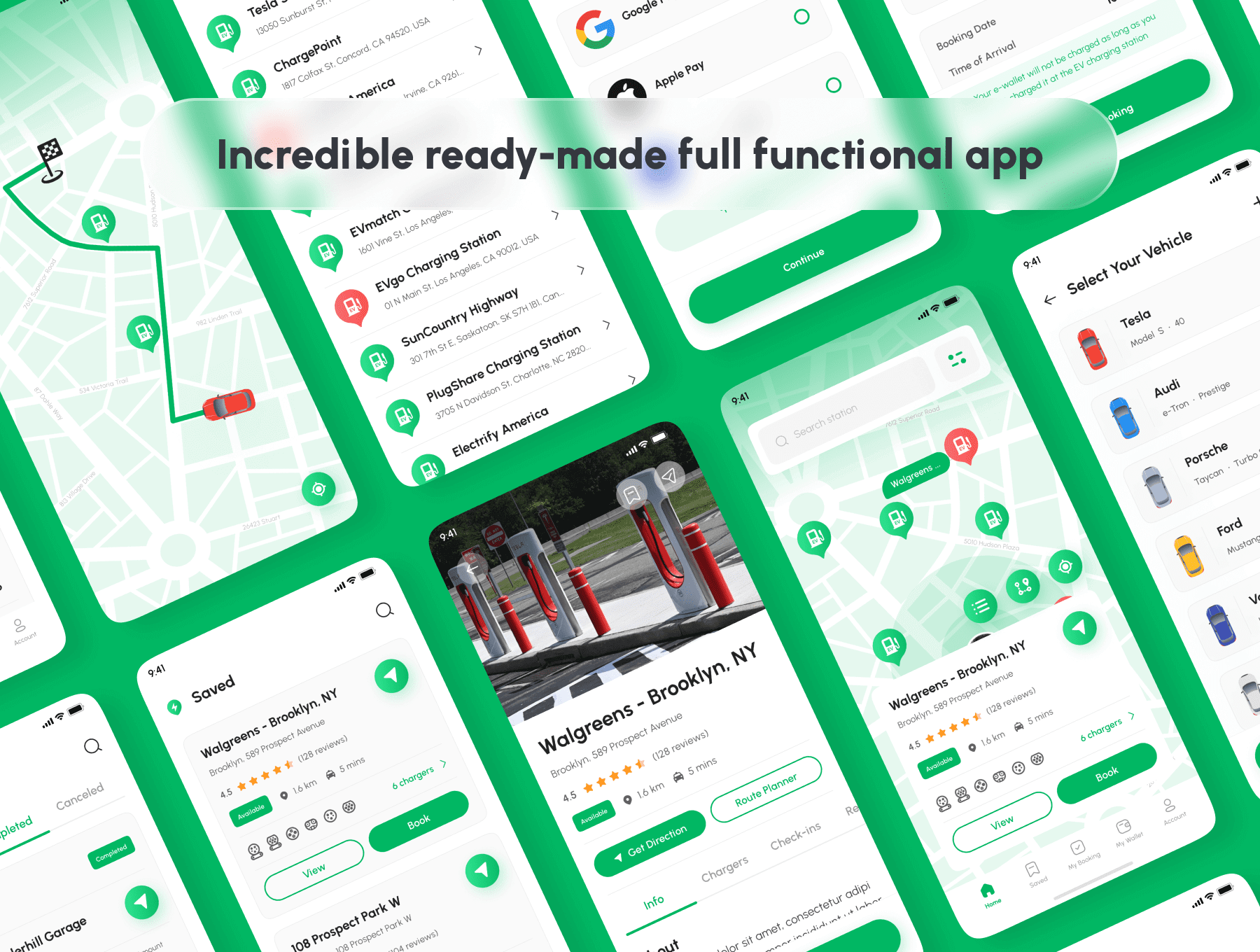 充电桩App小程序 UI 设计模板 Figma源文件插图2