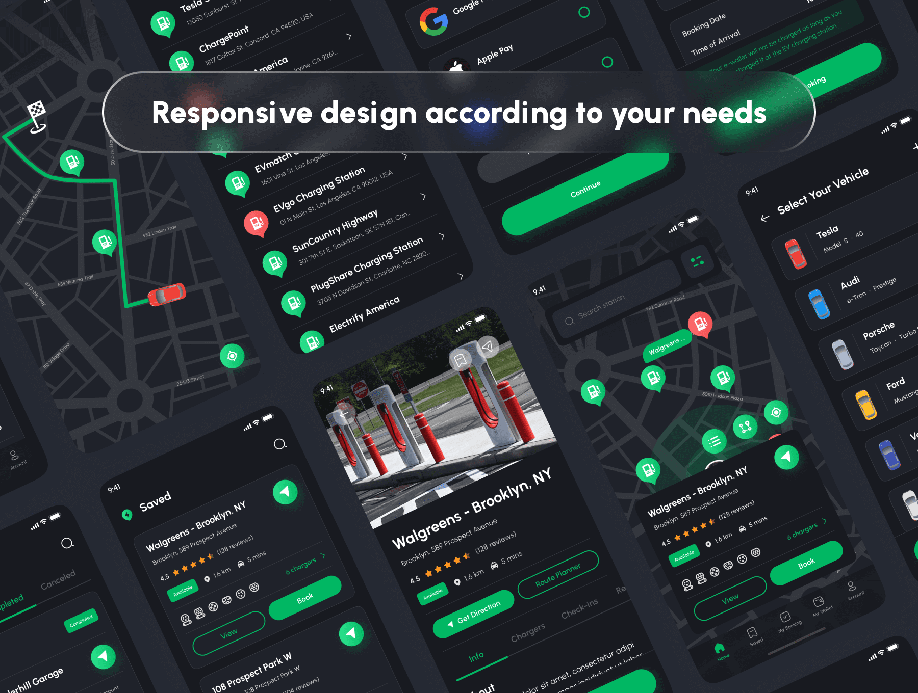 充电桩App小程序 UI 设计模板 Figma源文件插图4