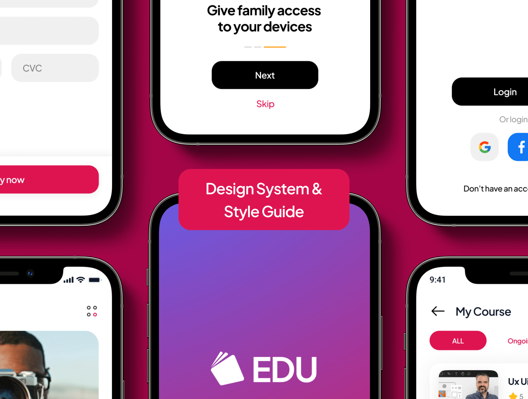 教育学习App小程序 ui设计模板  Figma源文件素材下载插图2