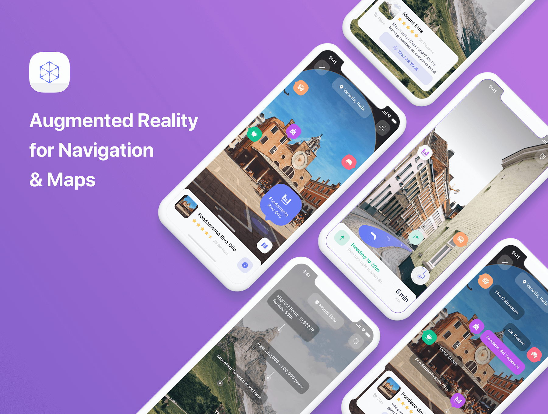 AR 地图导航 UI 套件 Sketch素材下载 Figma素材下载插图4