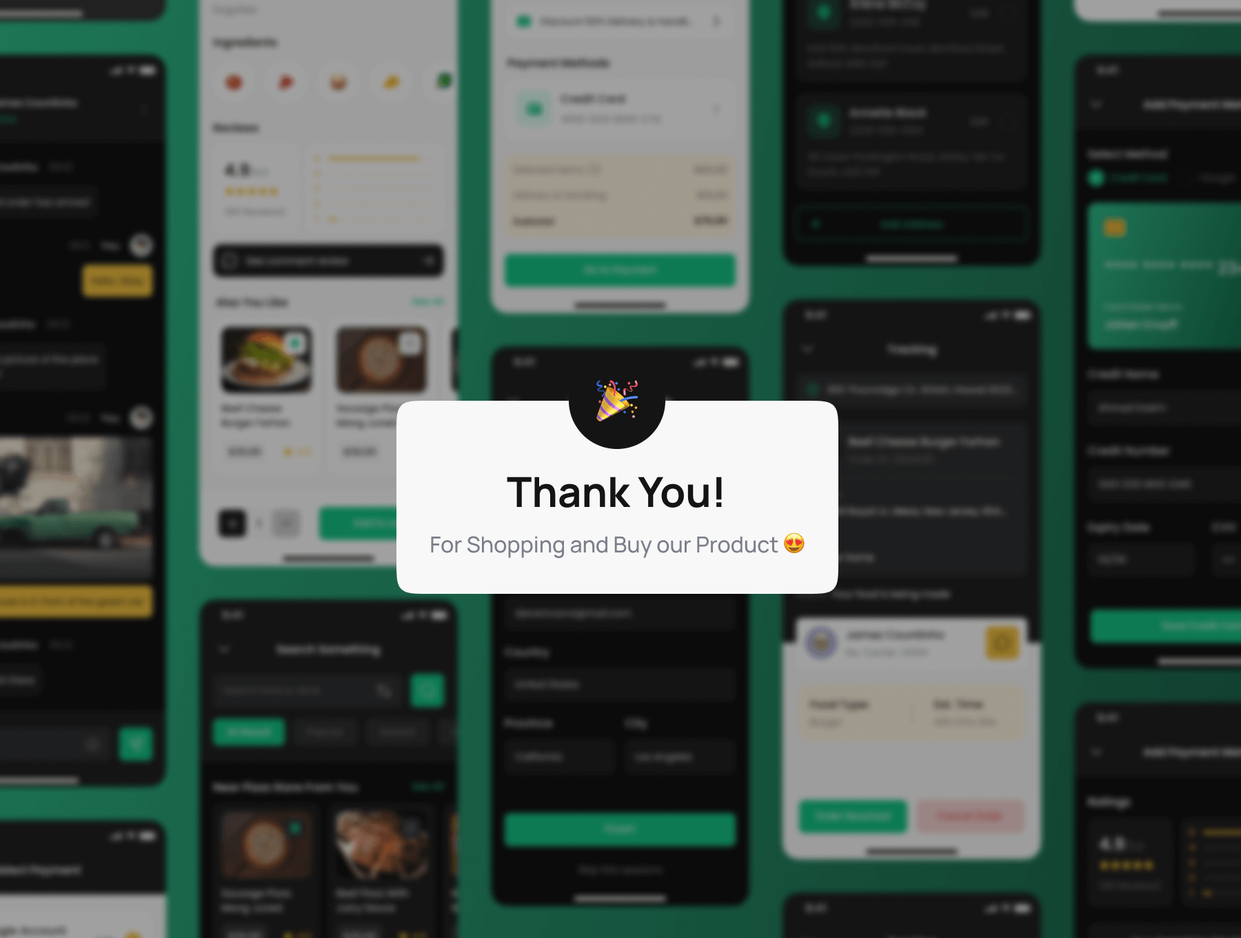 食品订购APP小程序UI设计模版 Figma源文件插图5