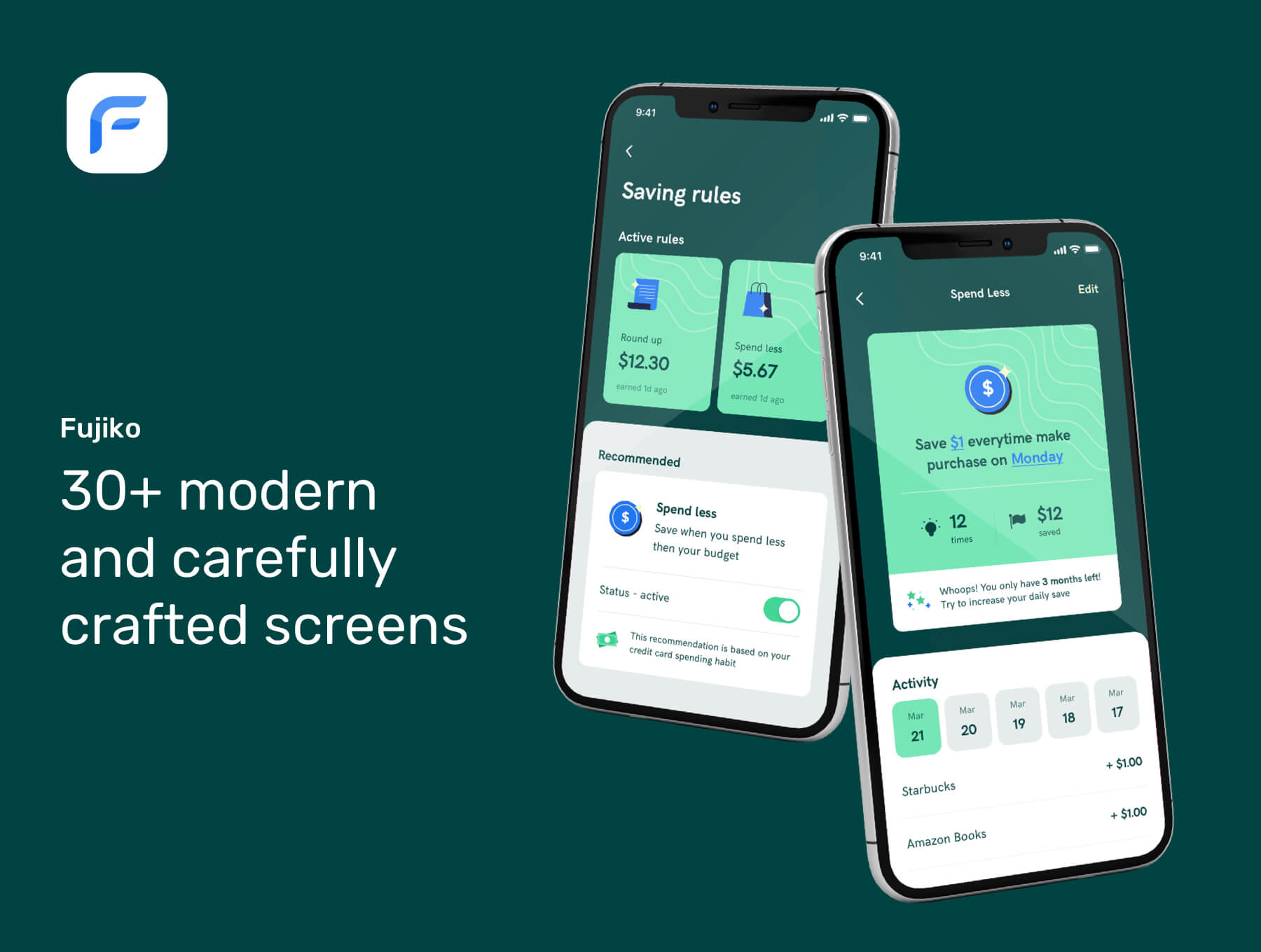 金融APP小程序 UI 设计模板套件 Figma, Sketch源文件素材下载插图2