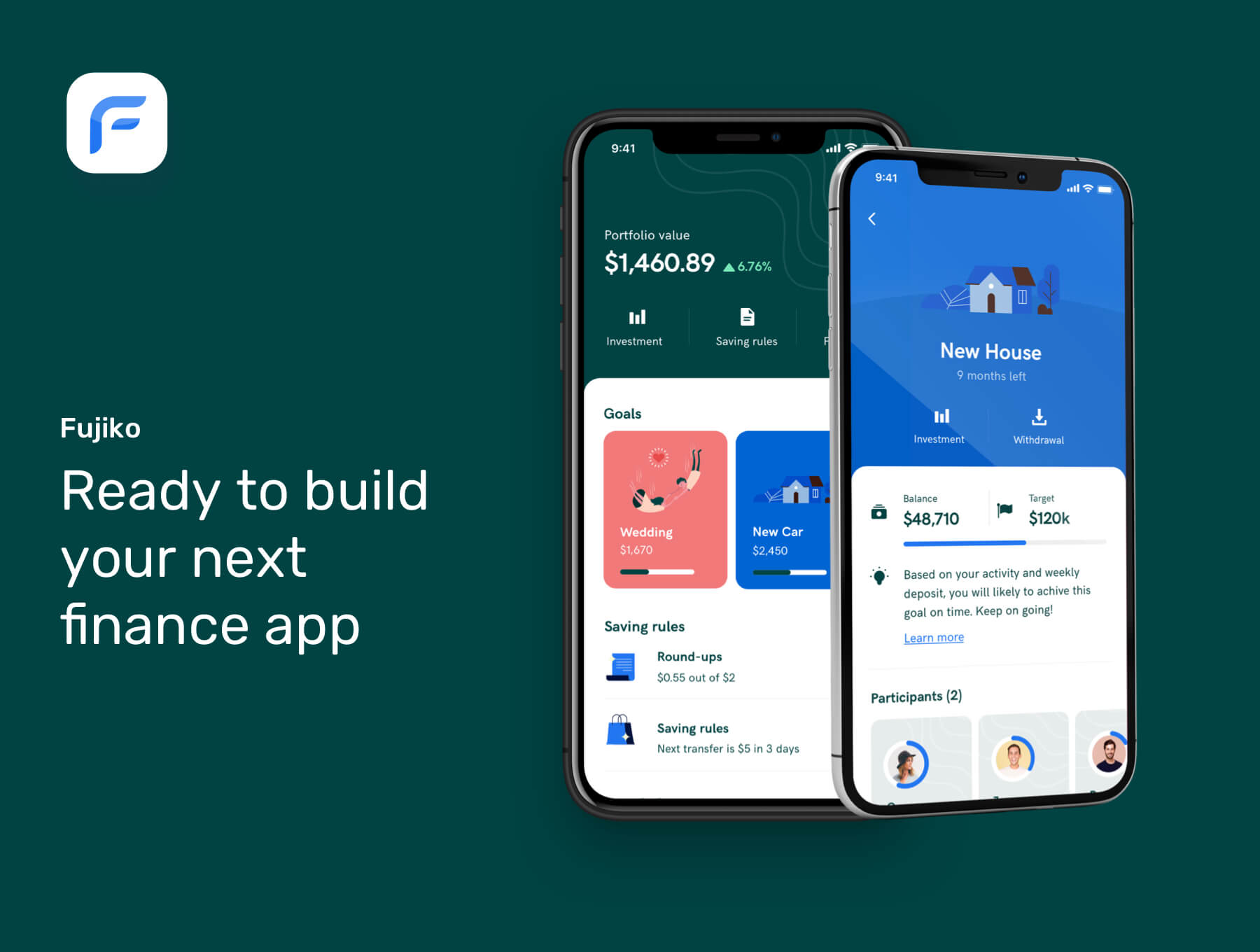 金融APP小程序 UI 设计模板套件 Figma, Sketch源文件素材下载插图3