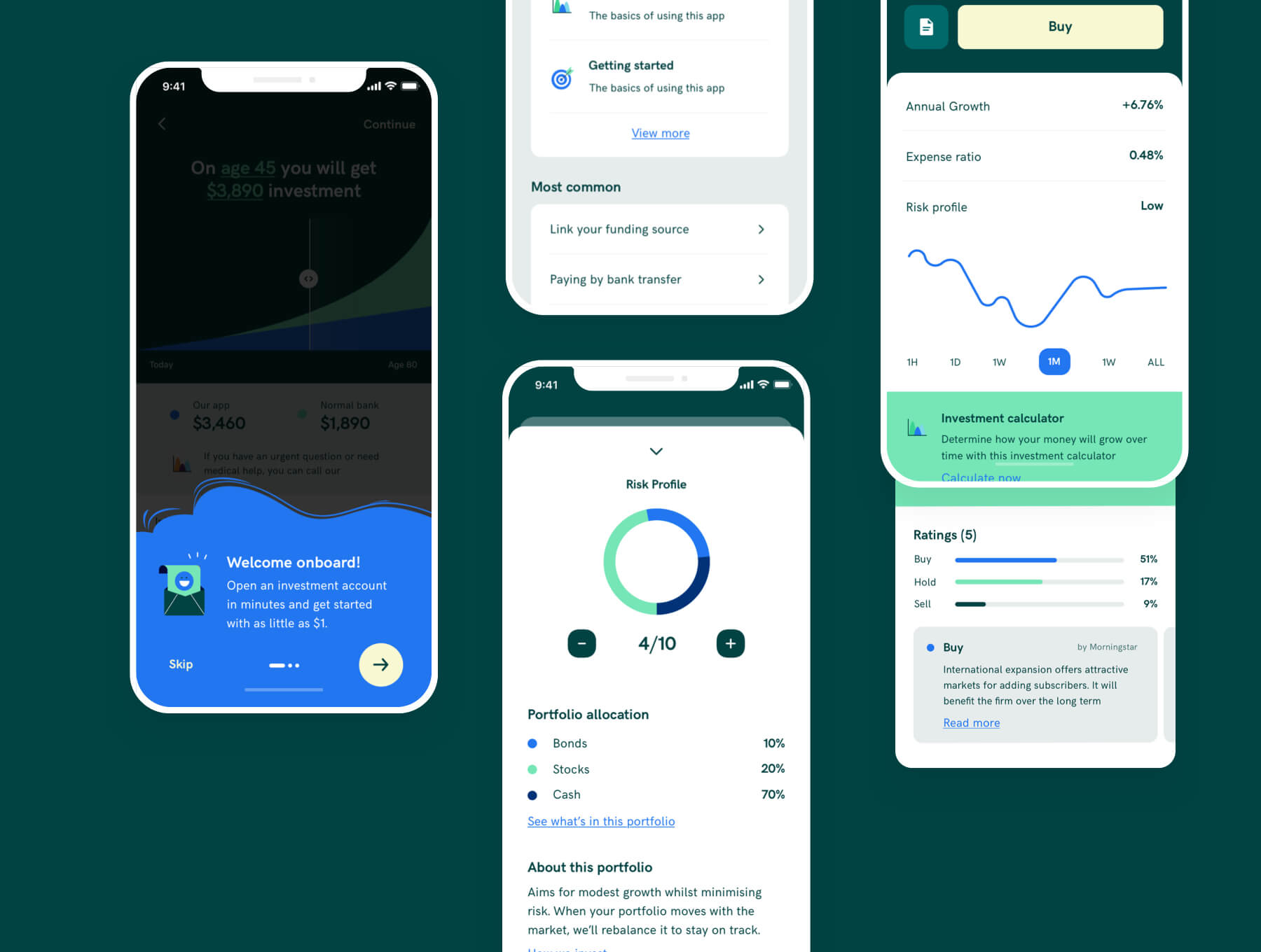 金融APP小程序 UI 设计模板套件 Figma, Sketch源文件素材下载插图6