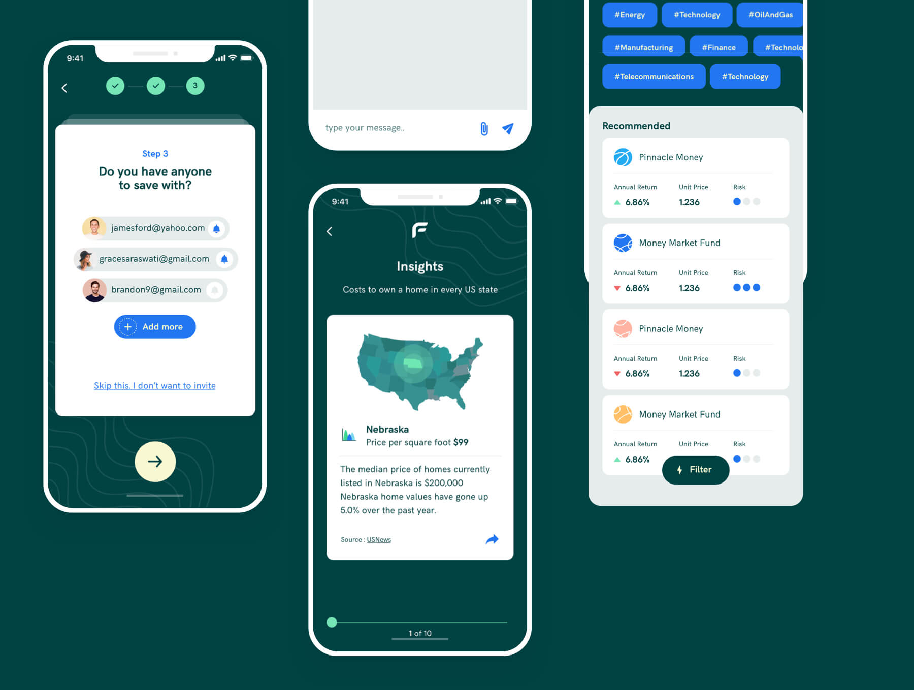 金融APP小程序 UI 设计模板套件 Figma, Sketch源文件素材下载插图7