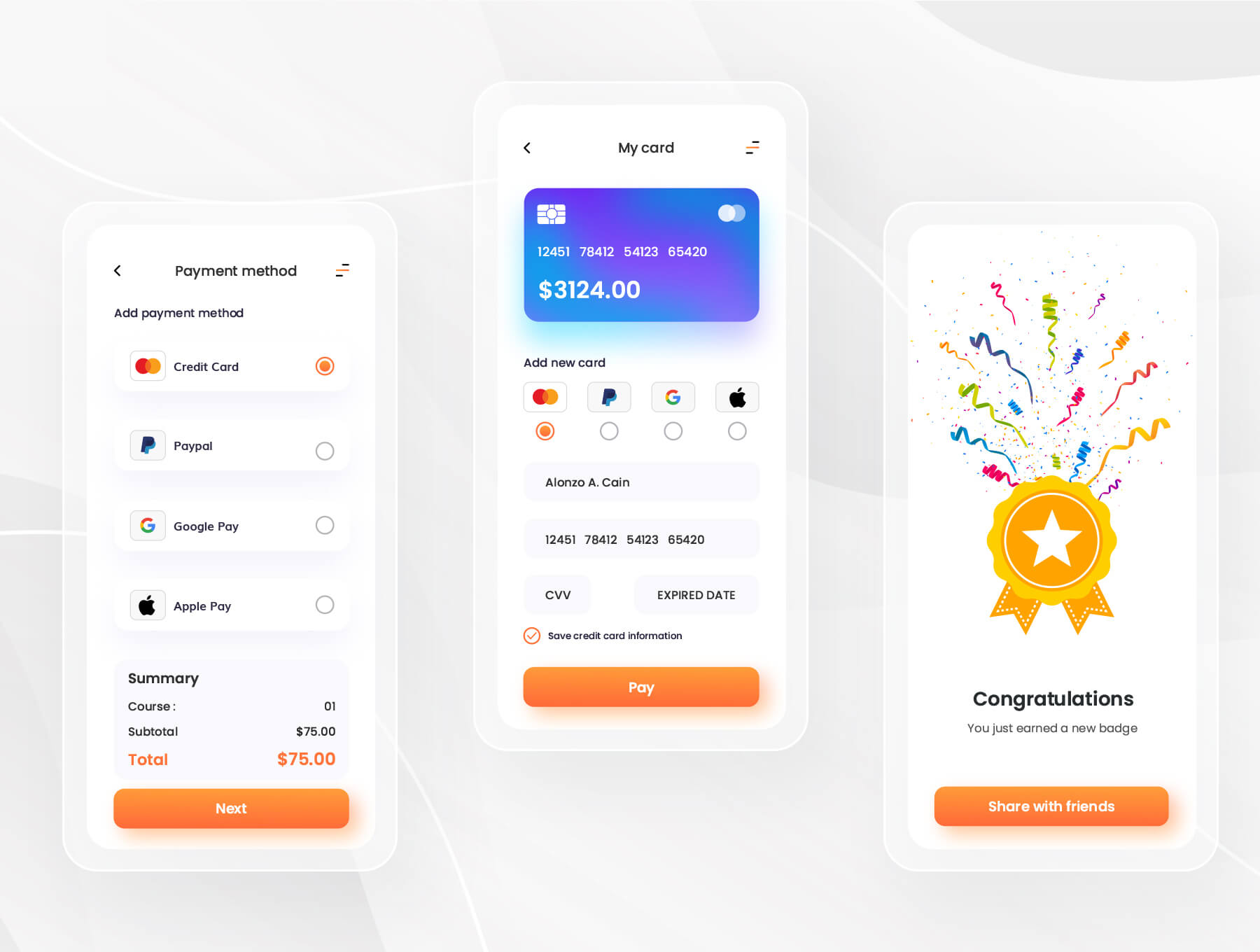 在线学习APP小程序应用程序 UI 设计模板套件 XD源文件素材下载插图3