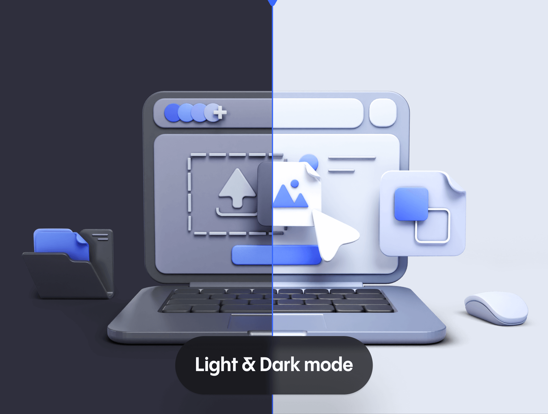 办公类3D立体等距模型素材 Blender, Figma, PNG素材下载插图4
