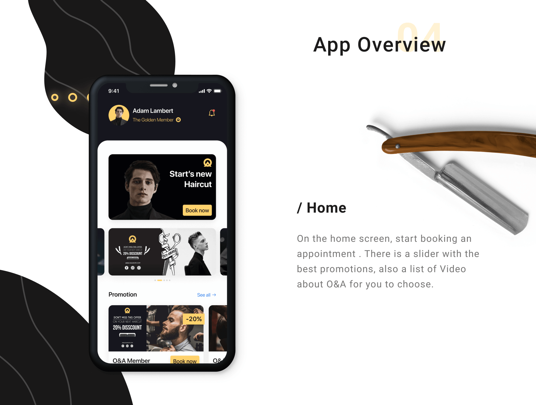 40+美发沙龙理发预订APP小程序 UI 设计模板套件 Figma源文件素材下载插图1