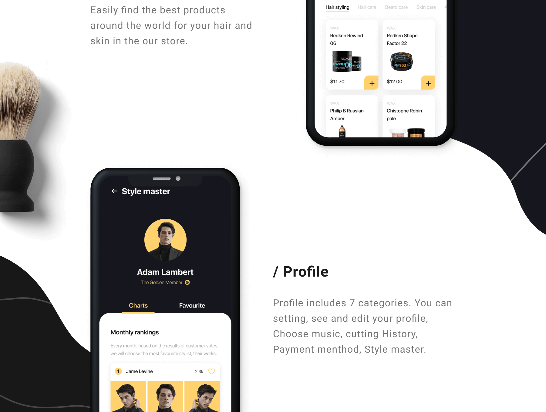 40+美发沙龙理发预订APP小程序 UI 设计模板套件 Figma源文件素材下载插图7