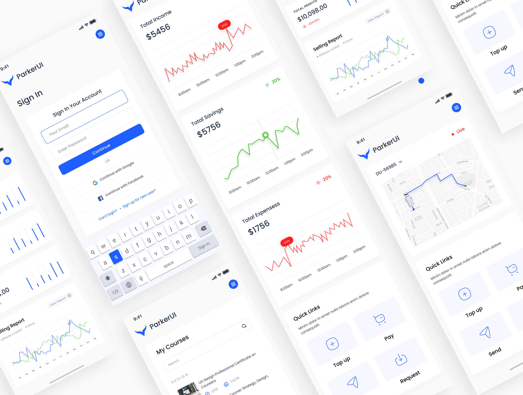 数据分析后台仪表板 UI 设计模板 Figma源文件素材下载插图1