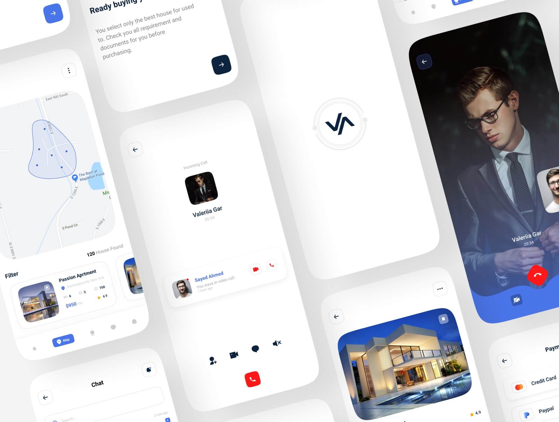 房地产移动小程序App UI设计资源素材套件 Sketch源文件、Figma源文件、XD源文件插图3