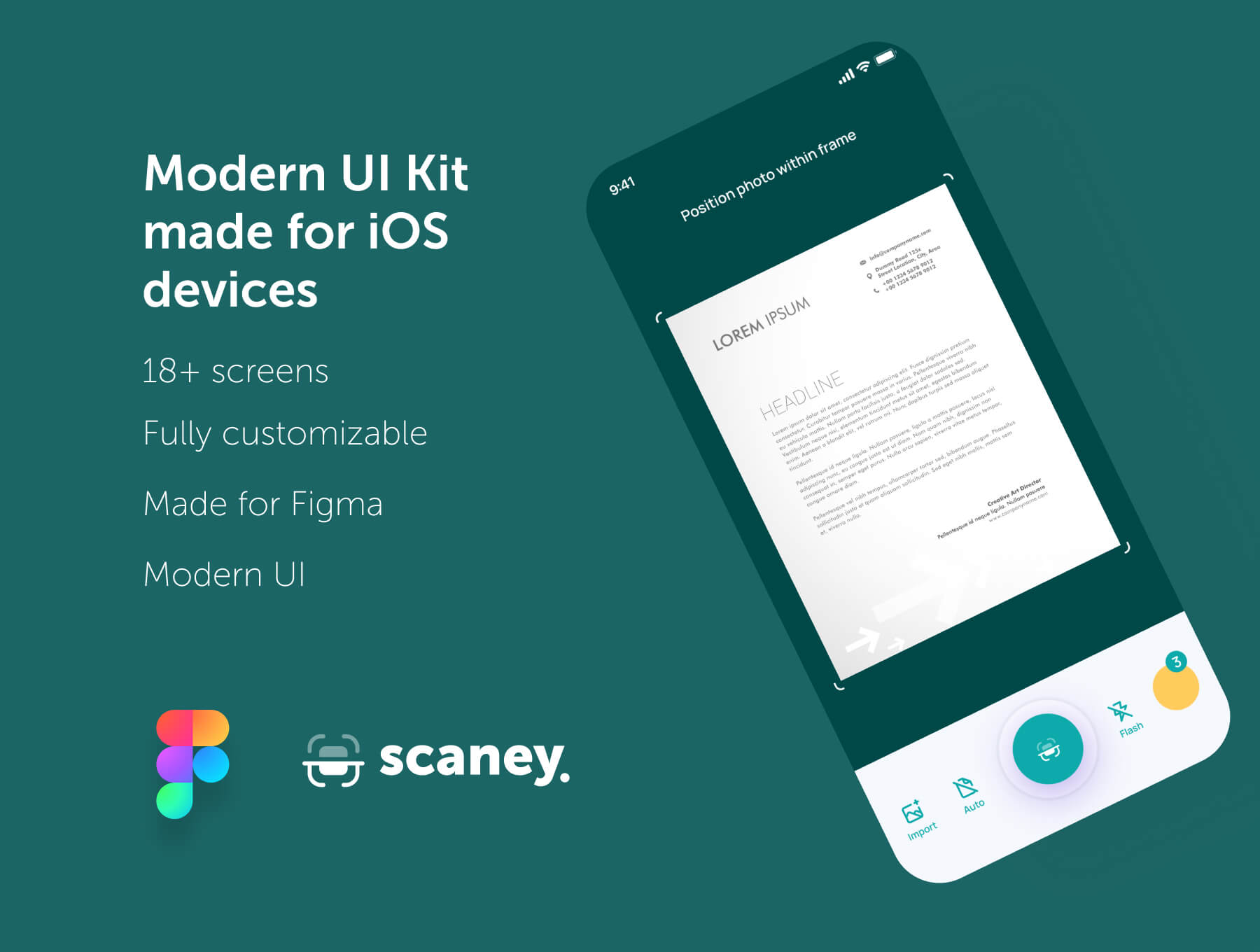 文档扫描仪APP小程序应用程序UI设计模板 Figma源文件素材下载插图2