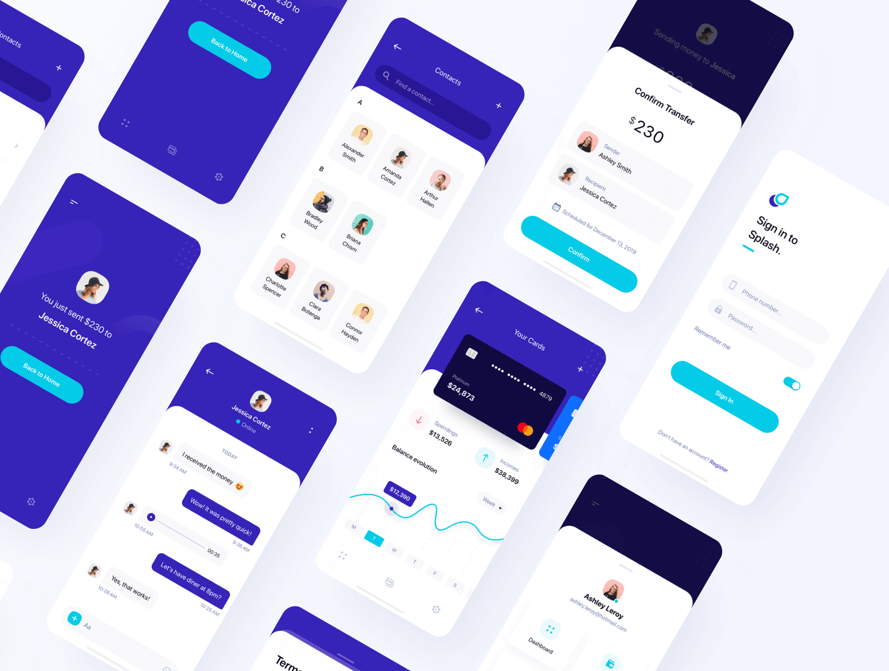 财务APP小程序 UI 设计模板工具包 Sketch源文件素材下载插图1