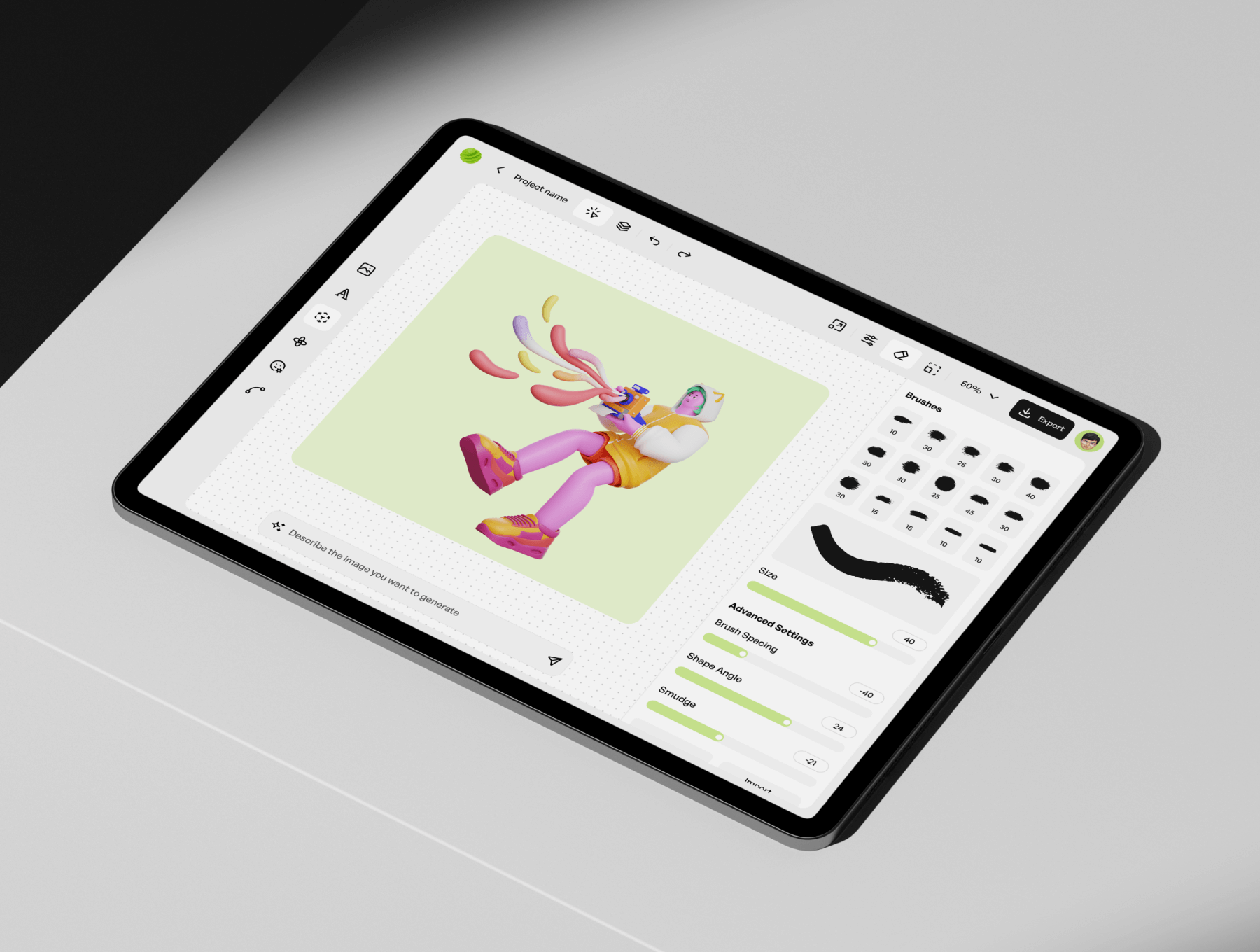 Ai 照片编辑器 UI 设计模板套件 | 65+ 用户界面屏幕 | 支持网站和平板电脑 | Figma源文件素材下载插图4