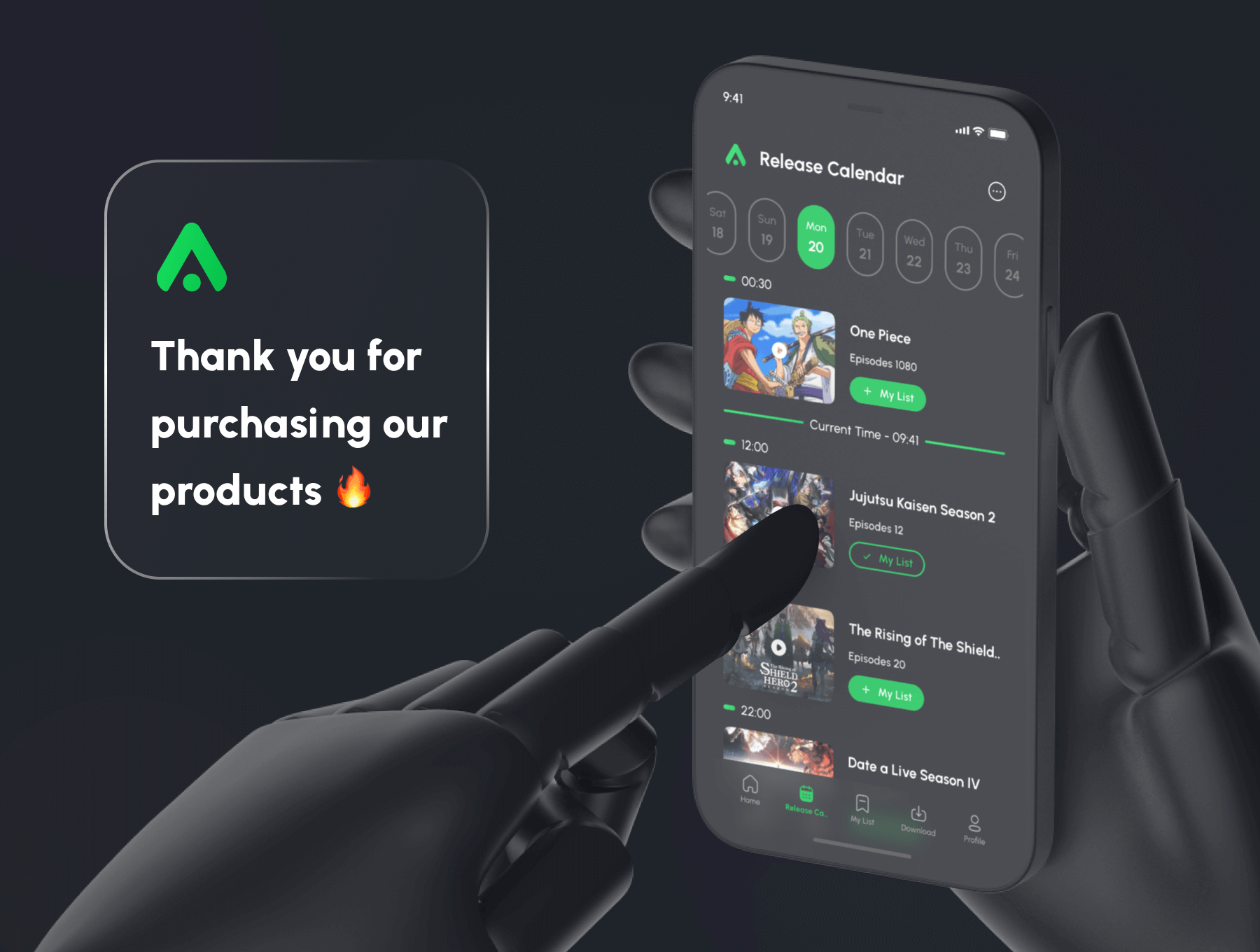 动漫流媒体APP小程序应用 UI 用户界面设计模板套件 Figma源文件素材下载插图6