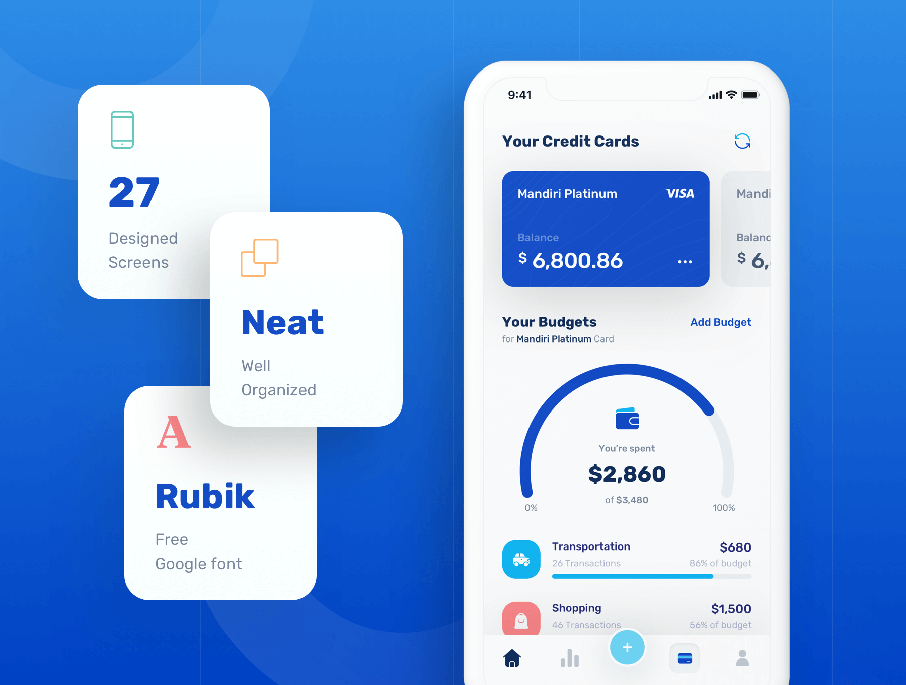 财务APP小程序应用 UI 用户界面设计模板工具包 Sketch源文件素材下载插图1