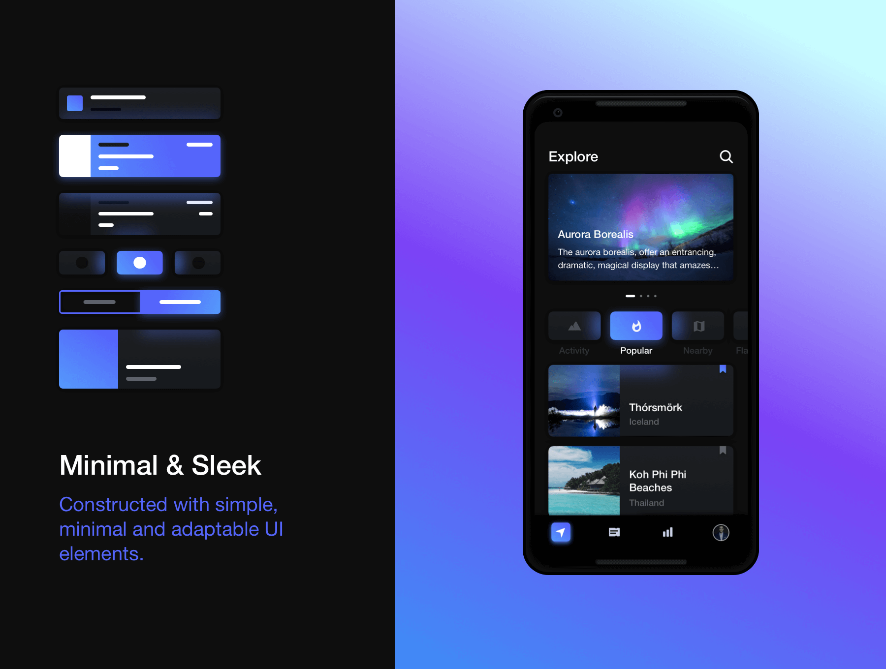 旅行和飞行 Android UI 设计模板套件 Sketch源文件素材下载插图1