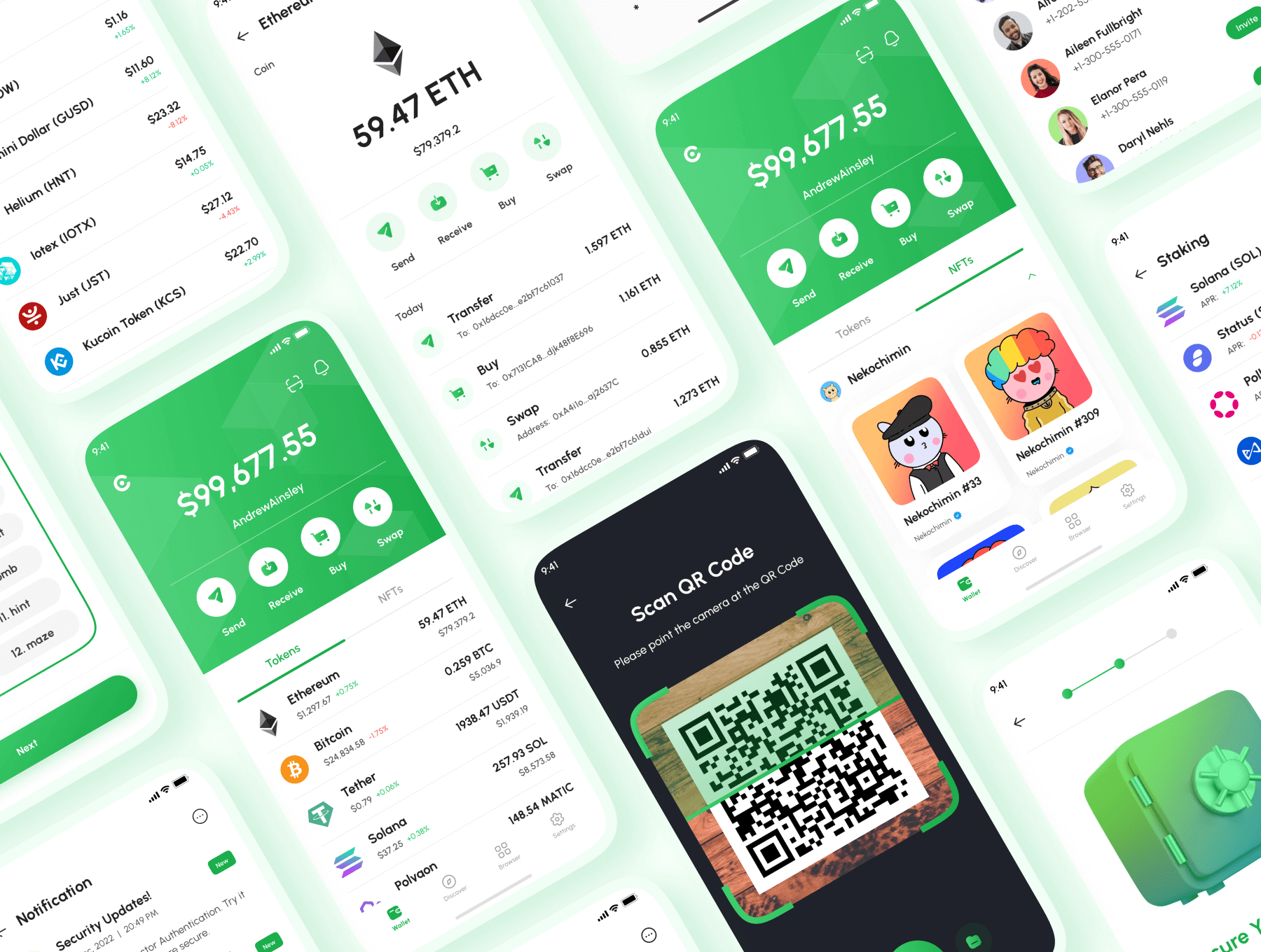 加密钱包移动APP小程序应用 UI 用户界面设计模板套件 Figma源文件素材下载插图5