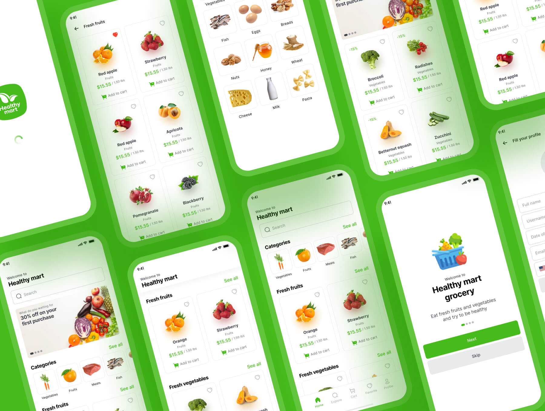 70+杂货APP小程序应用iOS Ui Kit Figma用户界面设计模板工具包 源文件素材下载插图1