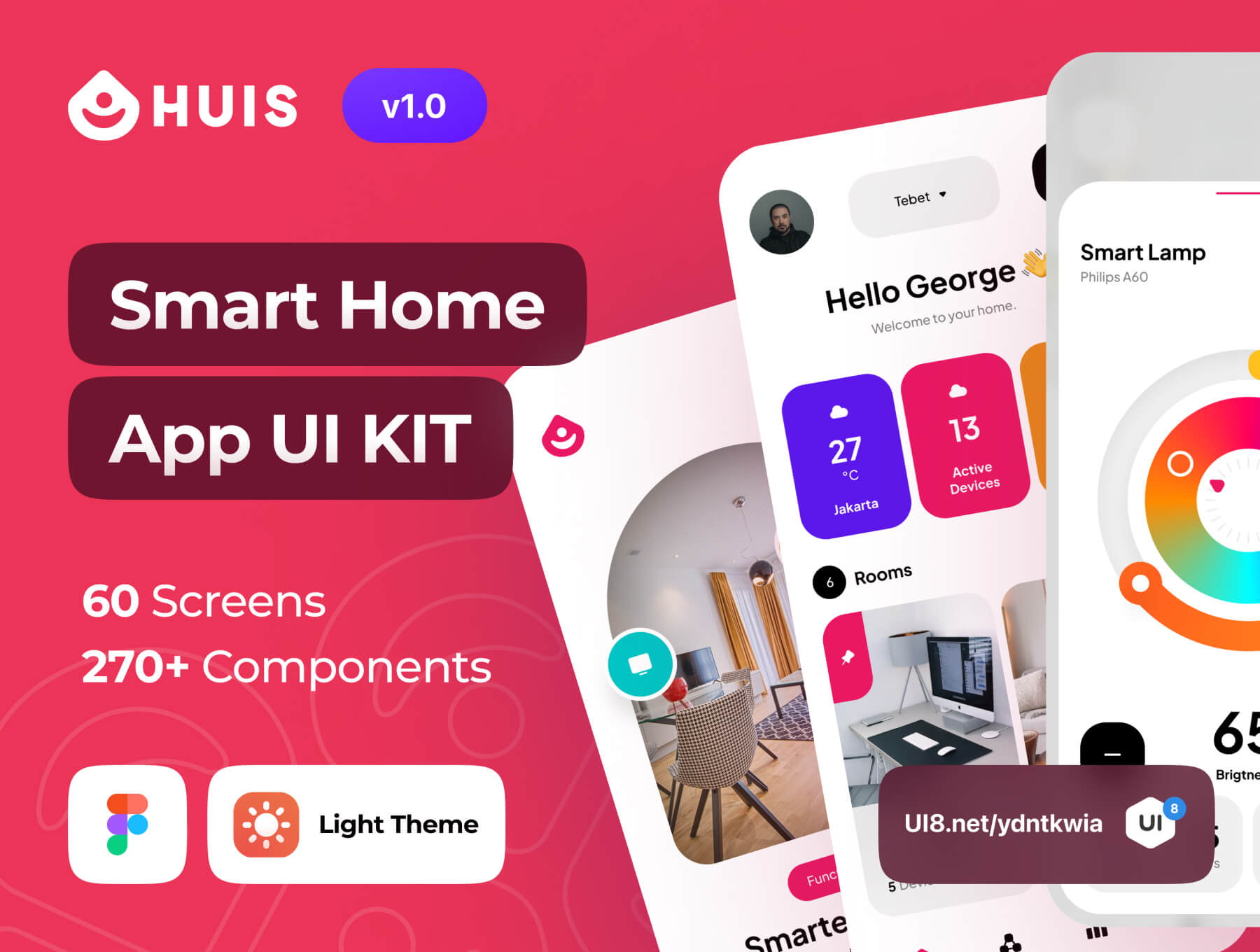 60+智能家居APP小程序应用 UI 用户界面设计模板套件 Figma源文件素材下载插图