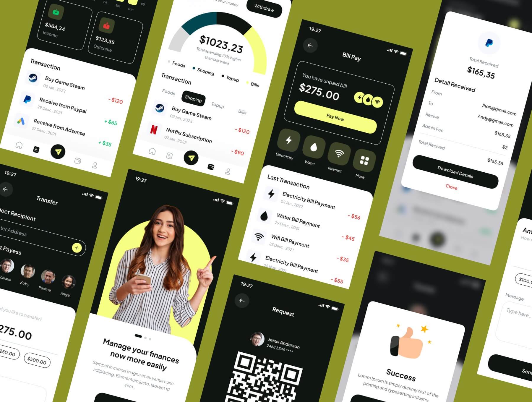 40+钱包APP小程序应用 UI 设计模板套件 Figma源文件素材下载插图3