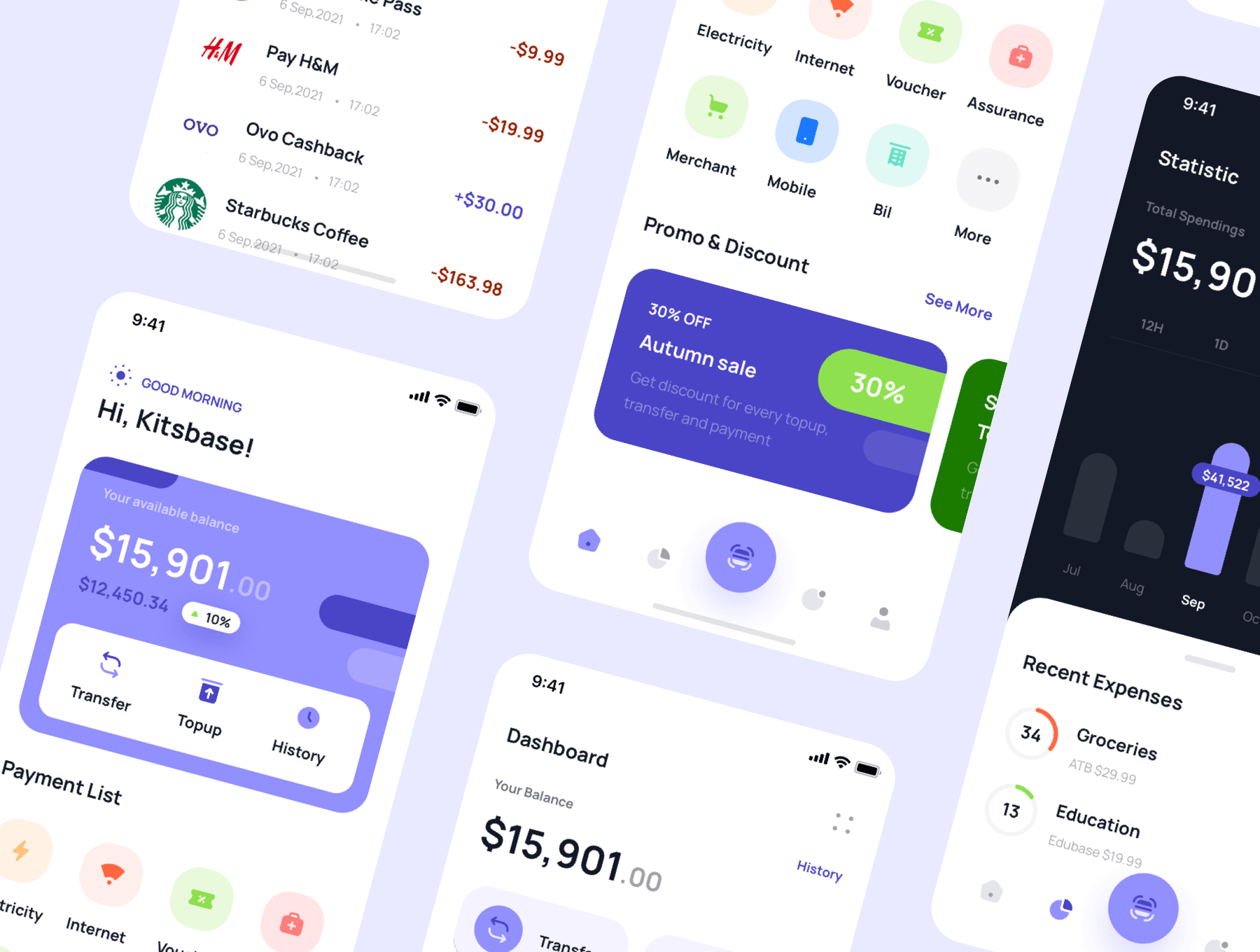 100+金融财务APP小程序应用 UI用户界面设计模板套件 Figma, Sketch源文件素材下载插图5