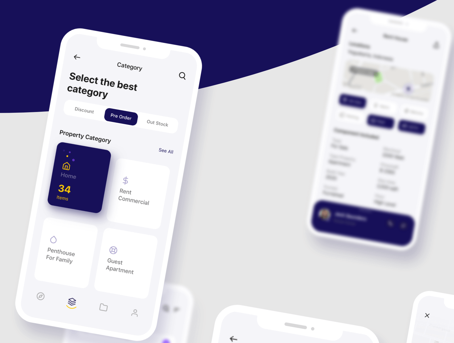 房地产APP小程序 UI 设计模板套件 Figma, Sketch源文件素材下载插图3