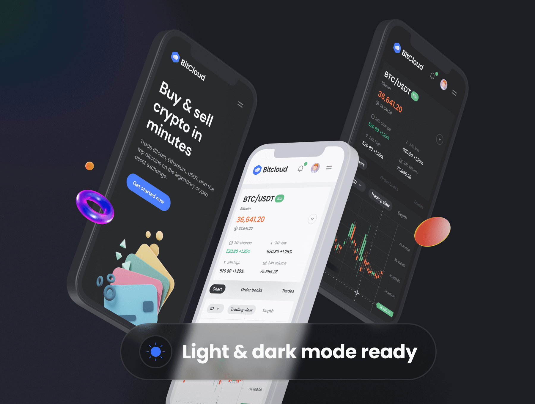 响应式加密货币交易所登陆页 UI 界面设计模板 Figma, Sketch, XD源文件素材免费下载插图7