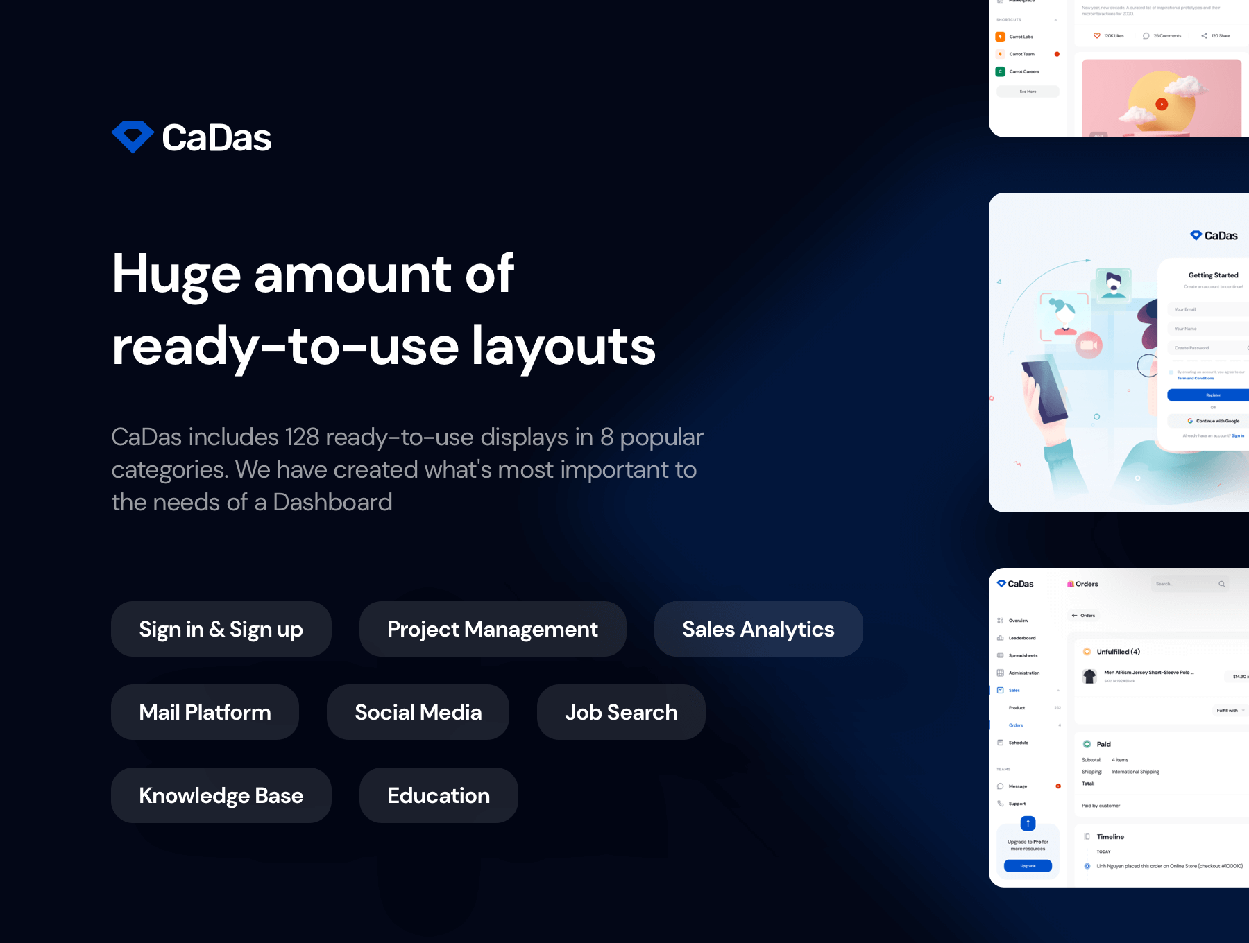 120+多用途B端后台 Dashboard仪表板 UI 用户界面设计模板套件 Sketch, Figma源文件素材下载插图