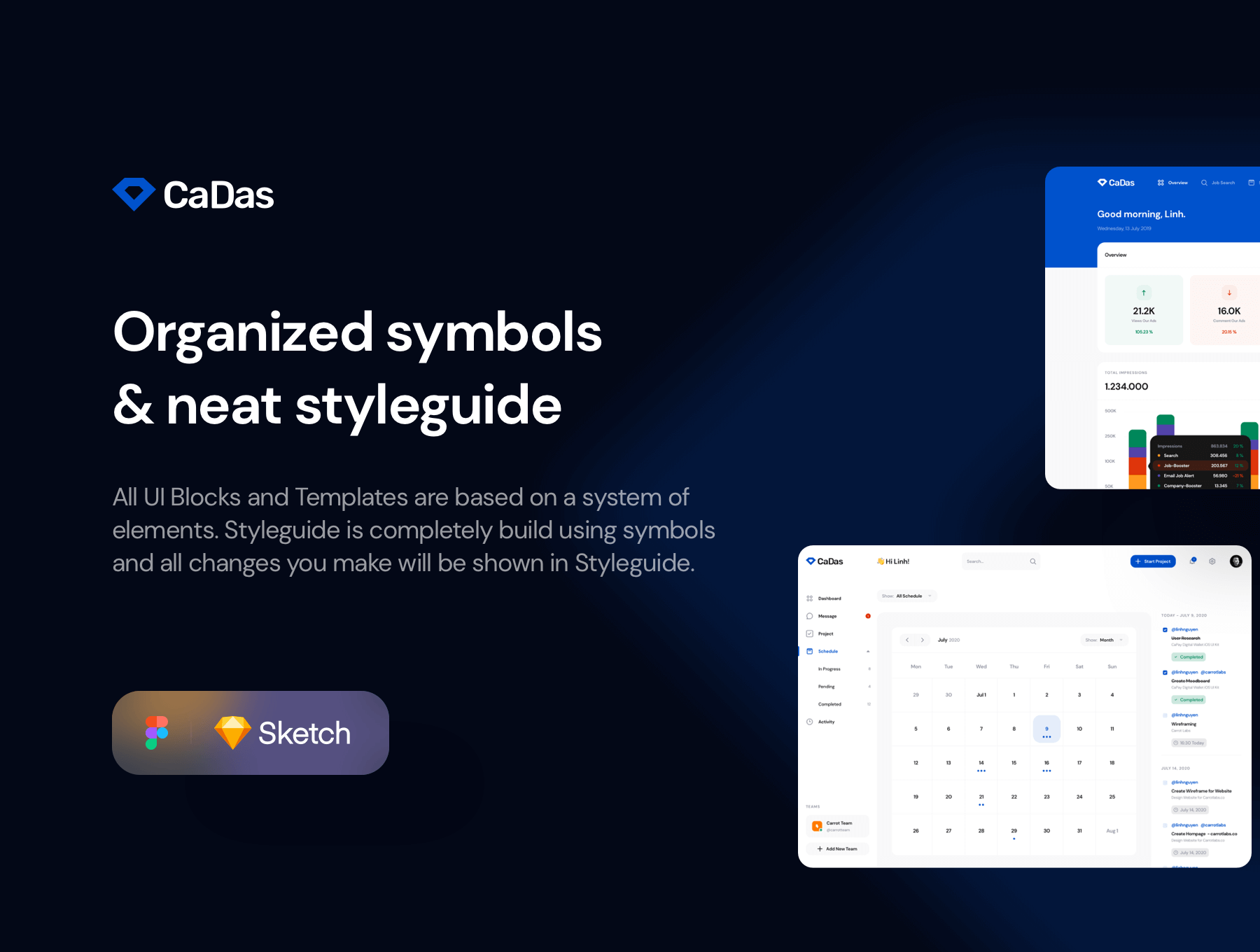 120+多用途B端后台 Dashboard仪表板 UI 用户界面设计模板套件 Sketch, Figma源文件素材下载插图4
