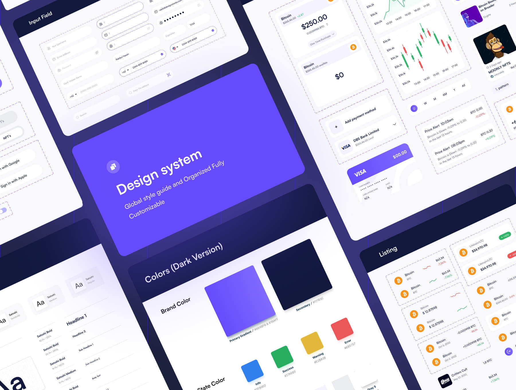 140+加密货币钱包交易移动端App小程序应用 UI 用户界面设计模板套件 Figma源文件素材下载插图4