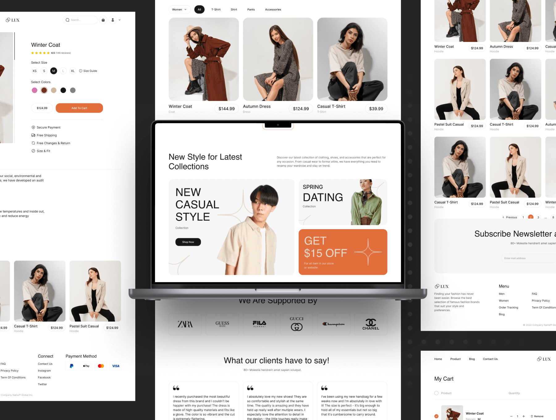 电子商务 Web UI 设计模板套件 Figma源文件素材免费下载插图3
