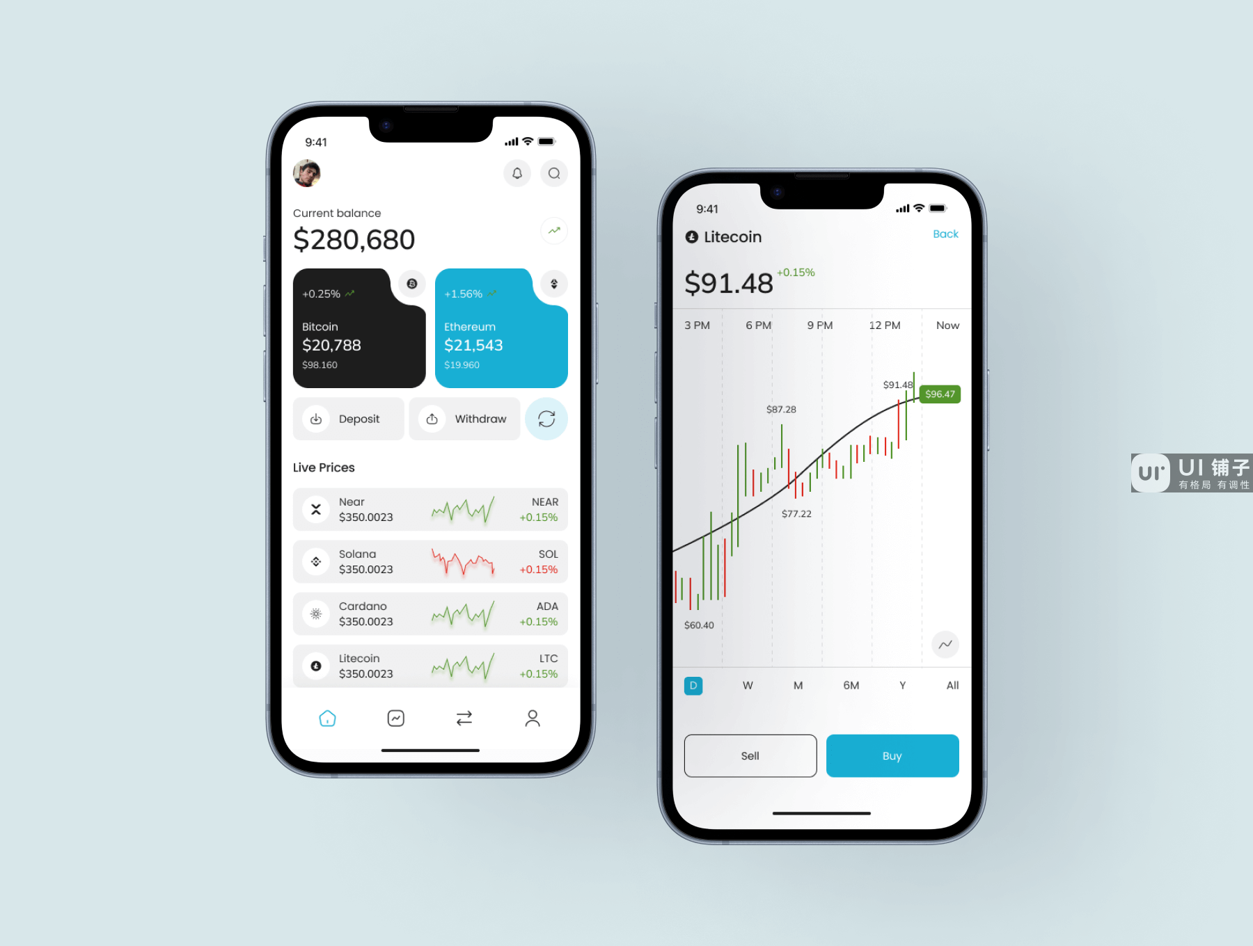 60+加密钱包 APP UI 套件应用程序 Figma, Xd, Sketch源文件素材免费下载插图2