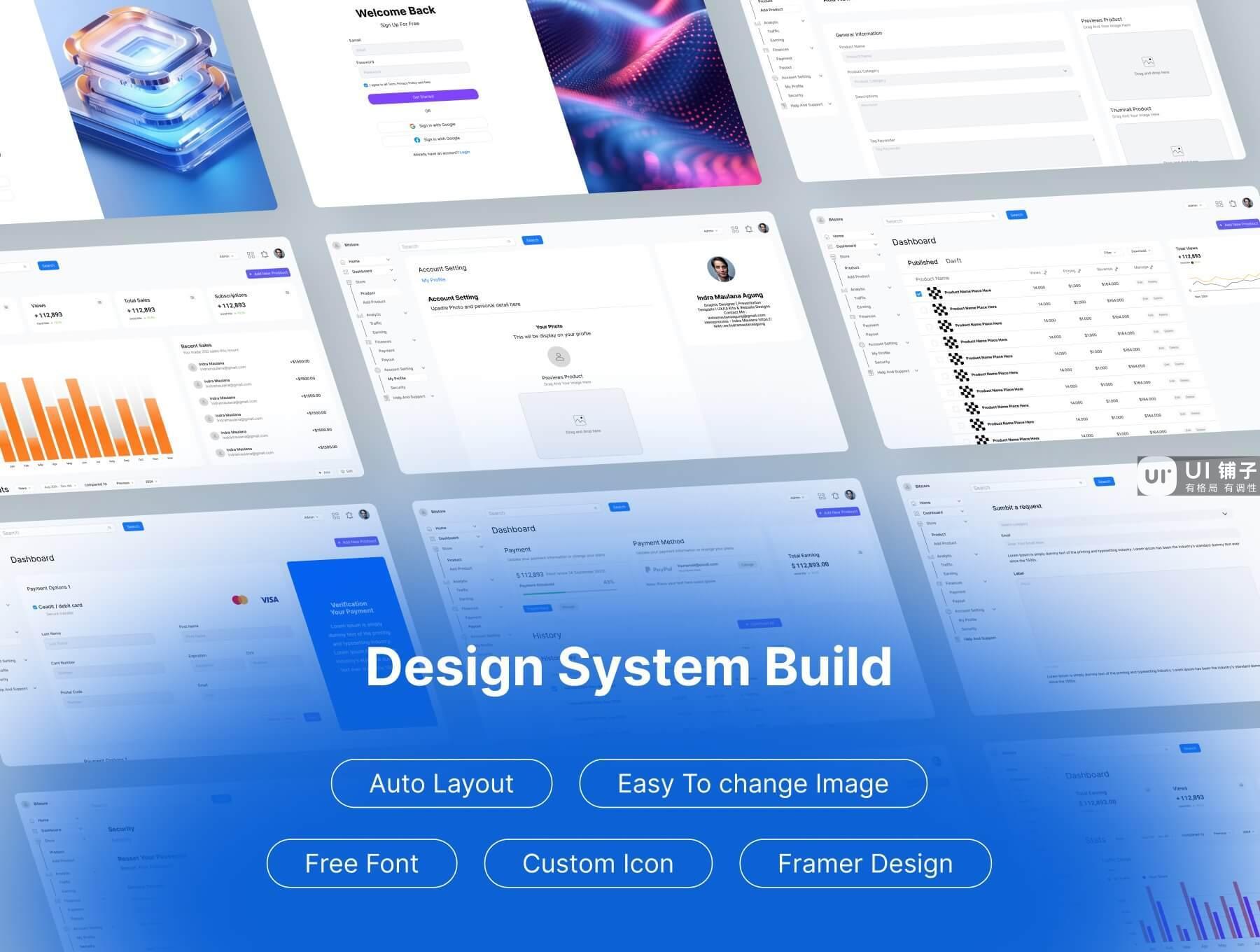 项目商店仪表板管理 UI 设计模板 Figma 源文件插图4