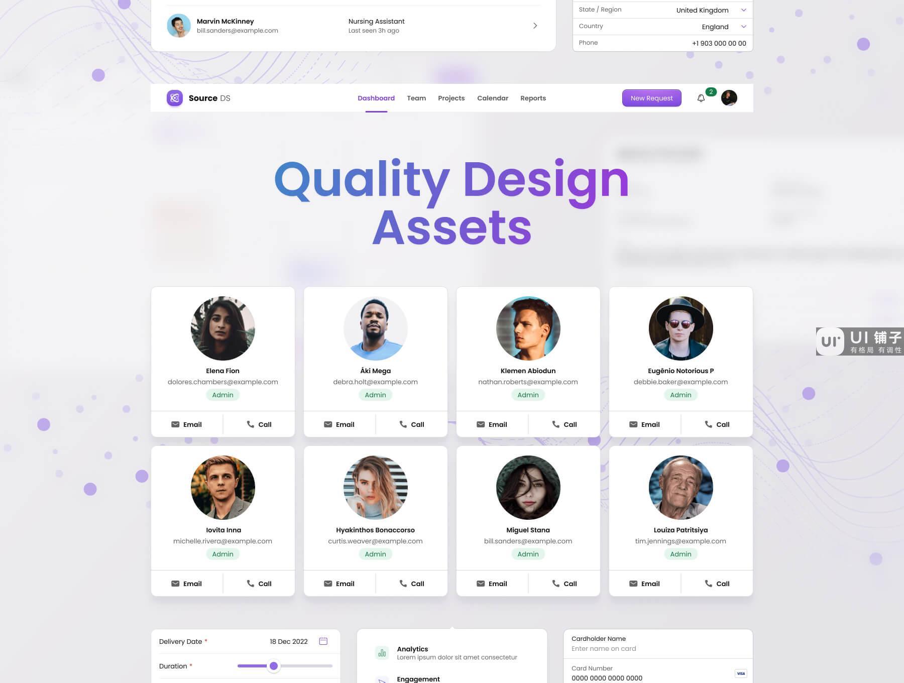 AI管理后台 UI 设计模板 Figma素材下载插图2