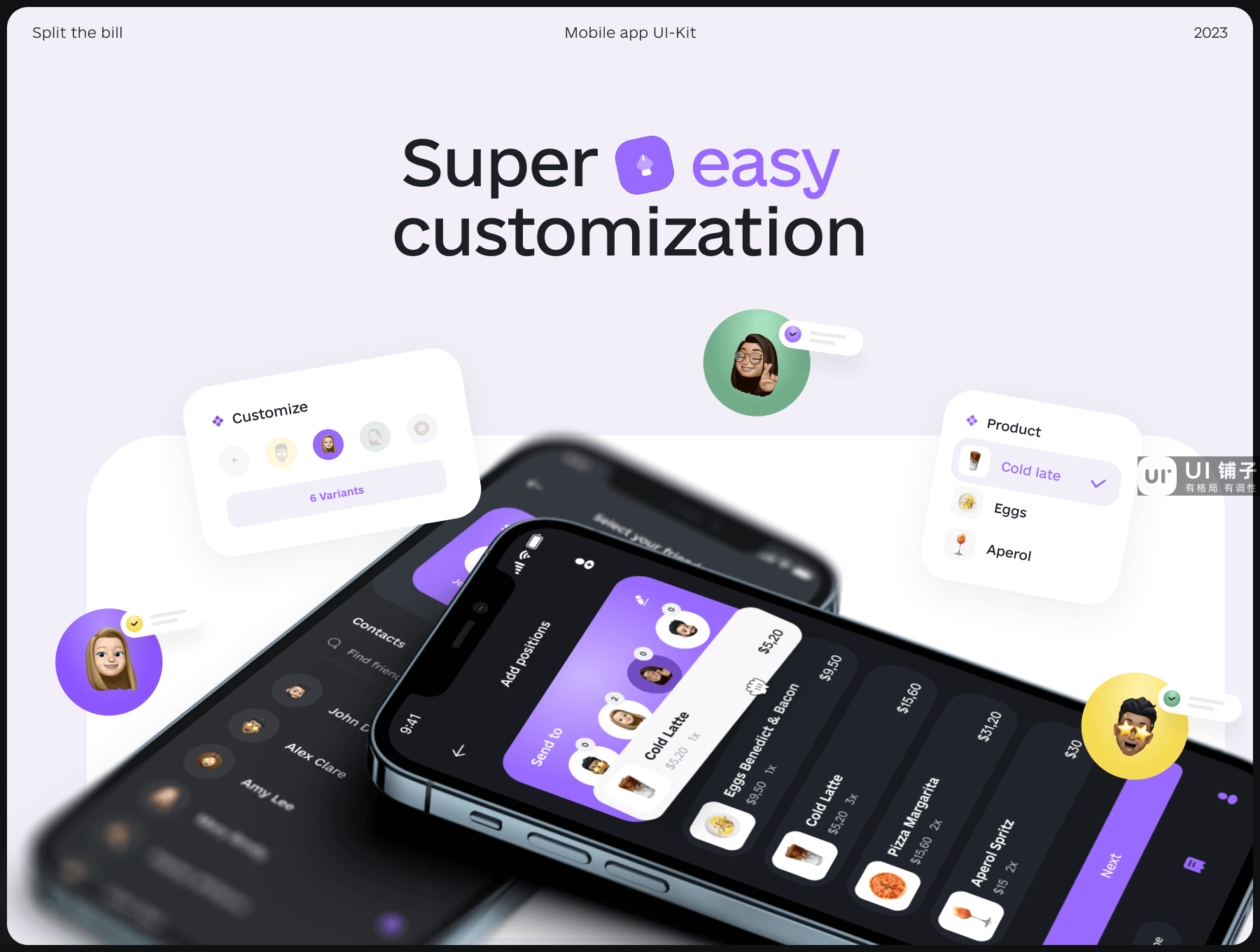 拆分账单APP Figma iOS Ui 用户界面套件插图3