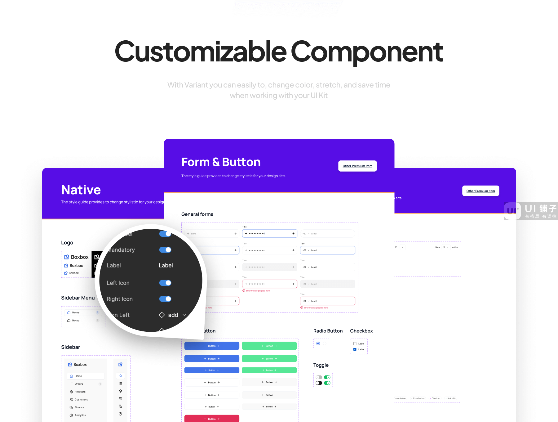 CRM 仪表板Dashboard UI 设计套件 Figma资源插图2