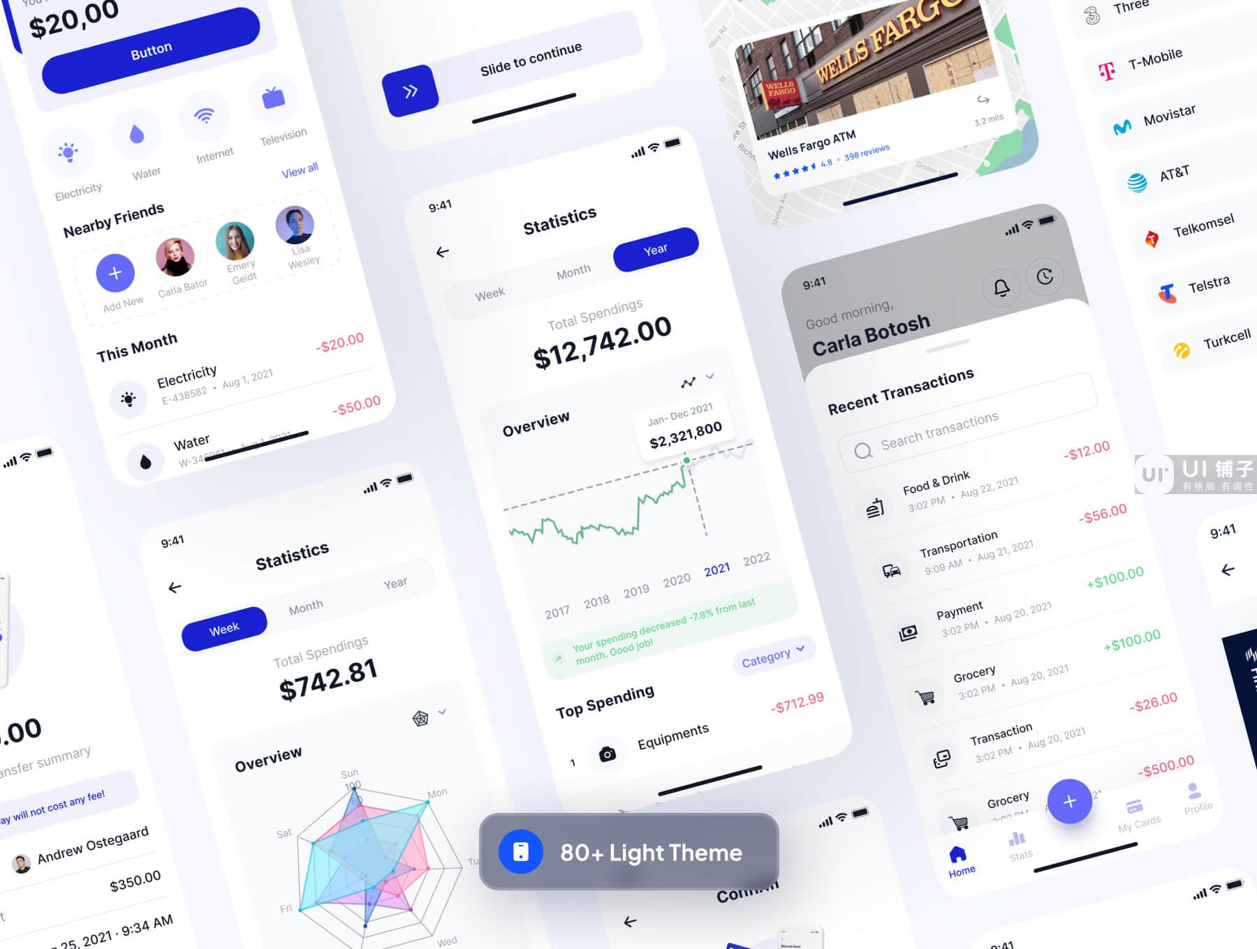 金融移动小程序 ui 套件 figma素材组件插图1