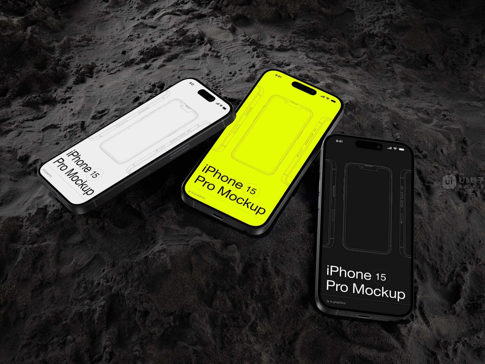 iPhone 15 Pro 模型 fig, psd, sketch 源文件插图
