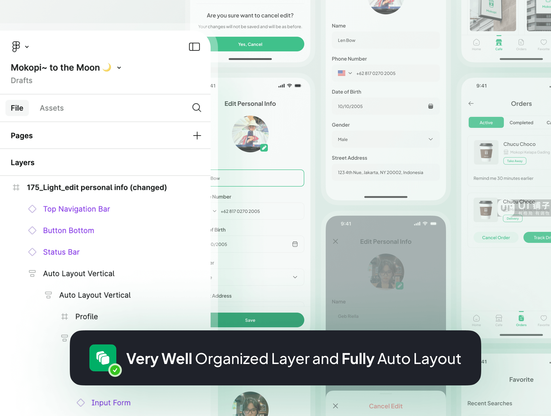 咖啡配送APP应用程序 Figma UI 套件插图5